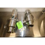 Lot of (2) Tri Clover 3" 2 - Way S/S Air Valves, Clamp Type, Model 361 761 (INV#99162) (Located @