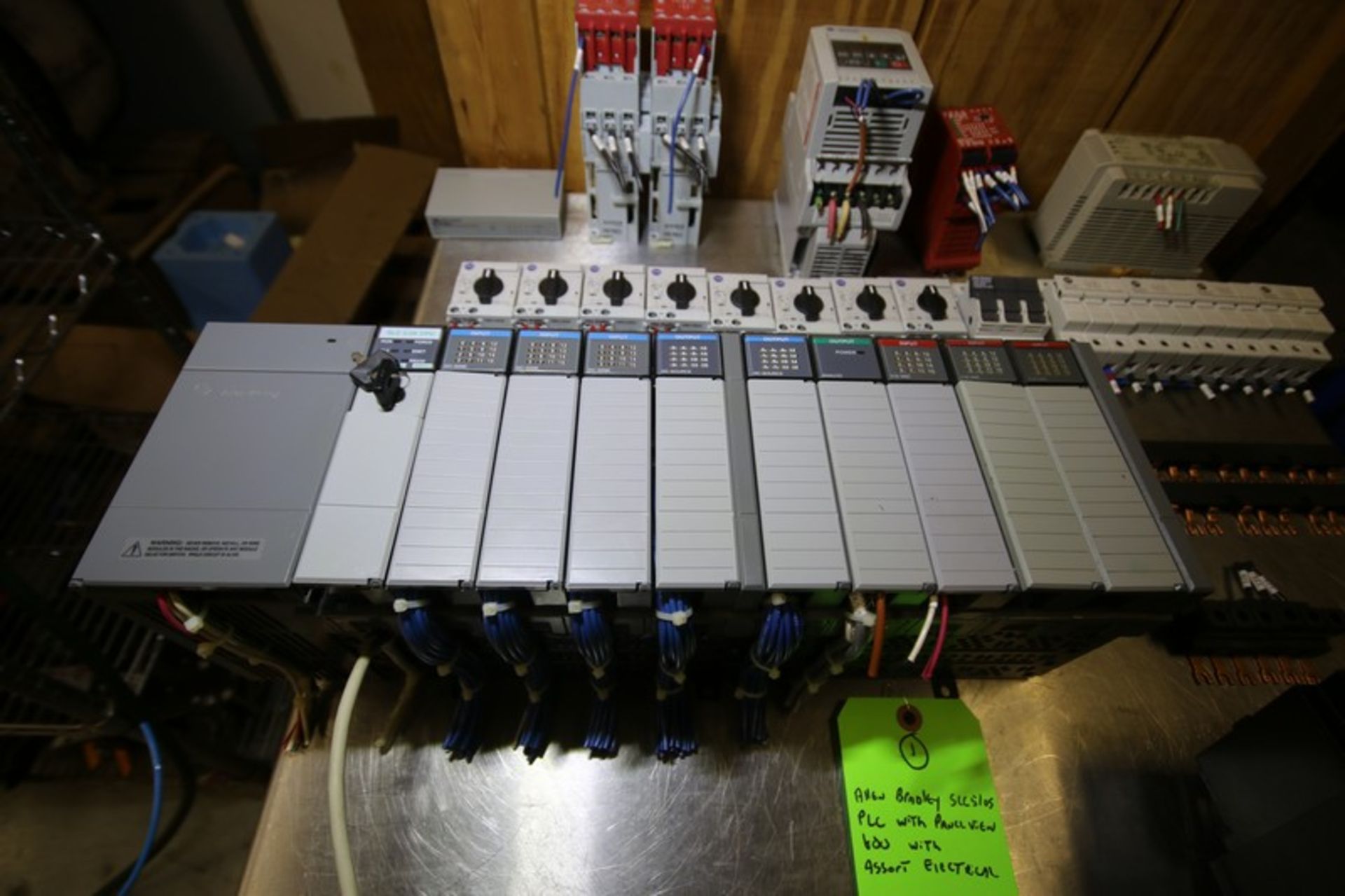 Production Control Panel Electrical Including Allen Bradley 10 - Slot PLC Controller - Cat. No. - Image 2 of 11