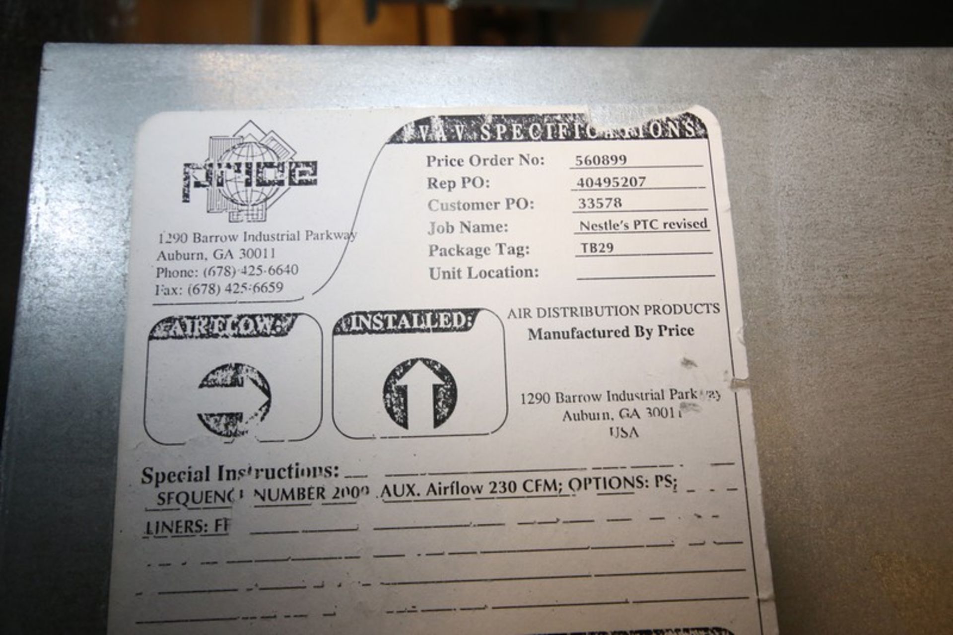 Lot of (4) Assorted Air Distribution / Price 16", 12", 8" & 10" Evaporator Coils, Order #560899, - Image 6 of 7