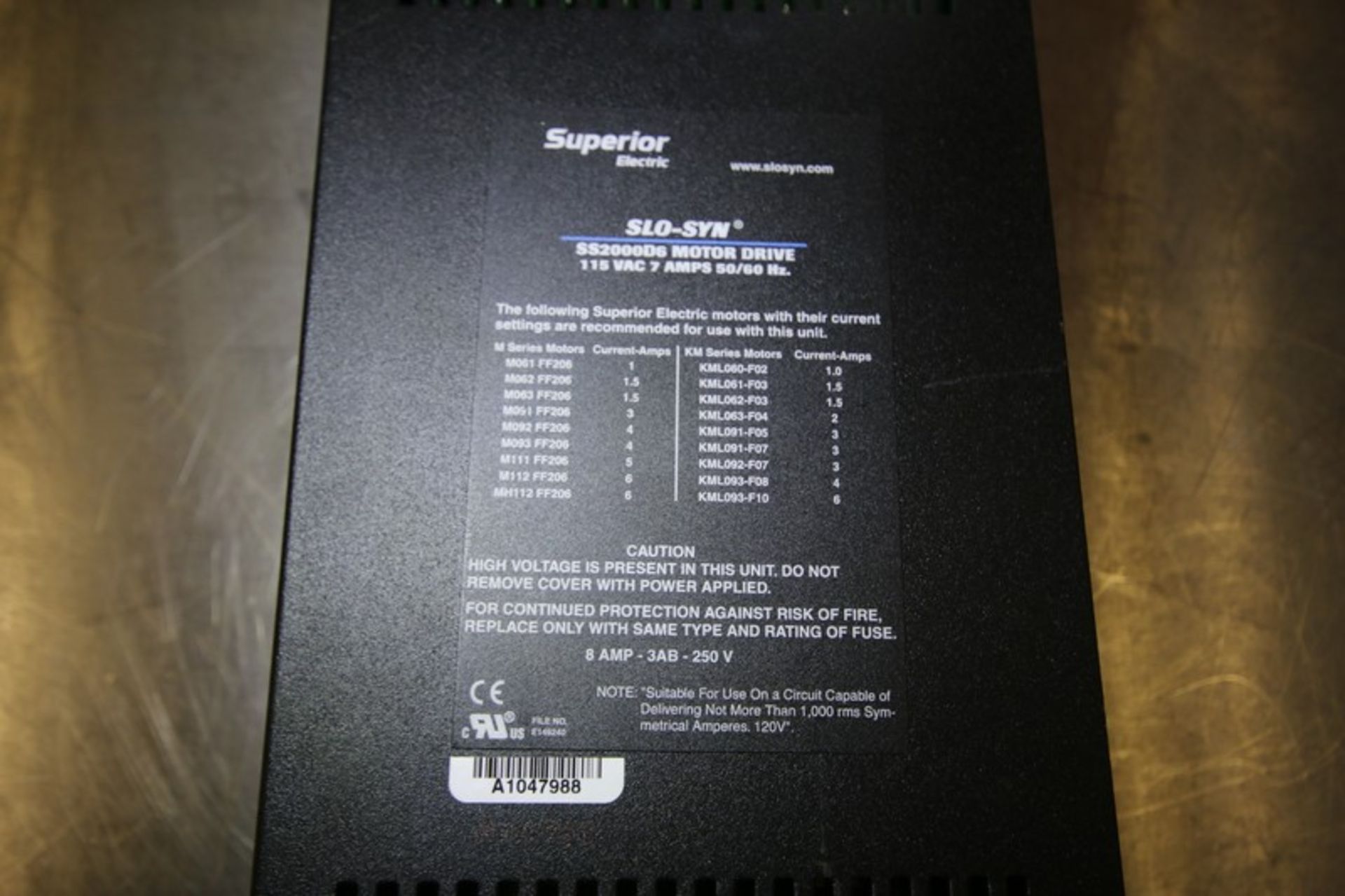 Lot of (6) Superior Electric SLO-SYN Motor Drives, Type SS2000D6, SN 09C-025, 06L019, 08C-067, - Image 3 of 3