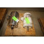 Lot of (2) Pump Motors Including WEG 7.5 hp / 3595 rpm with S/S Body & Baldor 15 hp / 3450 rpm,