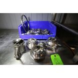 Lot of Assorted S/S Valves & Clamps Including (4) 3" Butterfly Valves & Box of 1" to 4" Assorted S/S