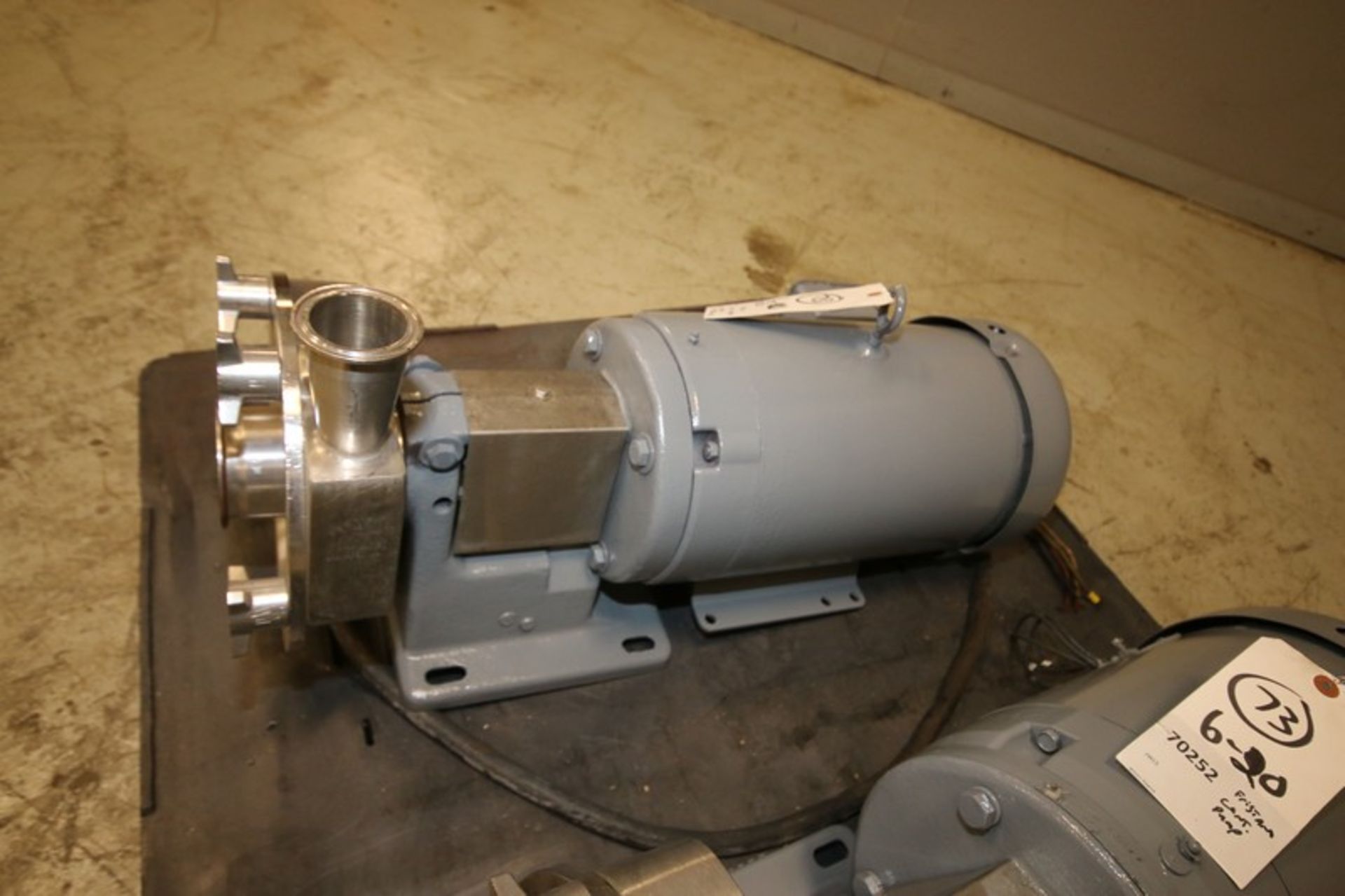Fristam Aprox. 10 hp Centrifugal Pump, M/N FP1732-165, S/N FP175229739919, with Aprox. 2" x 3" Clamp - Image 4 of 5