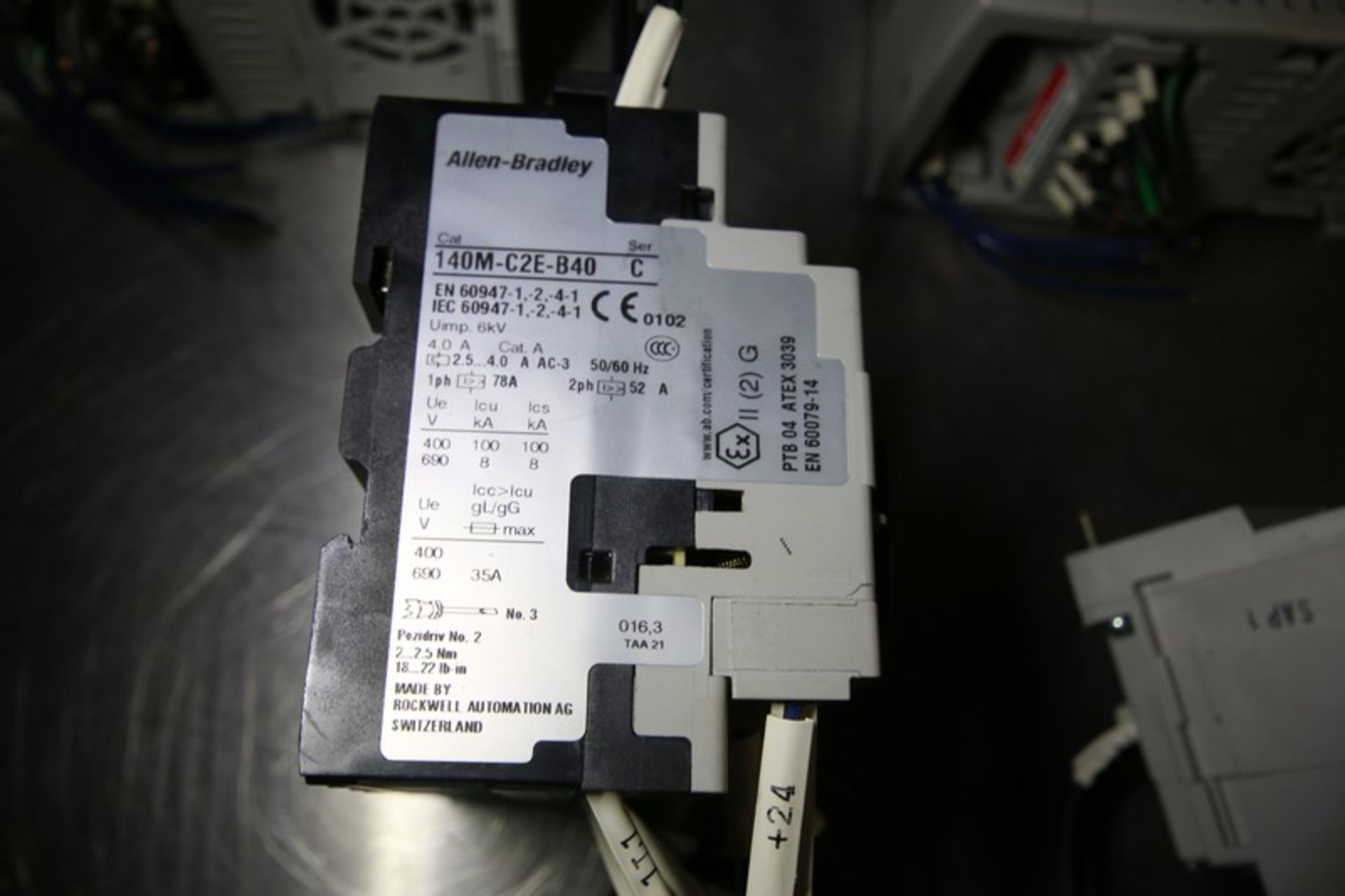 Production Control Panel Electrical Includes Allen Bradley Micrologix 1000 PLC Controller - Cat. No. - Image 13 of 13