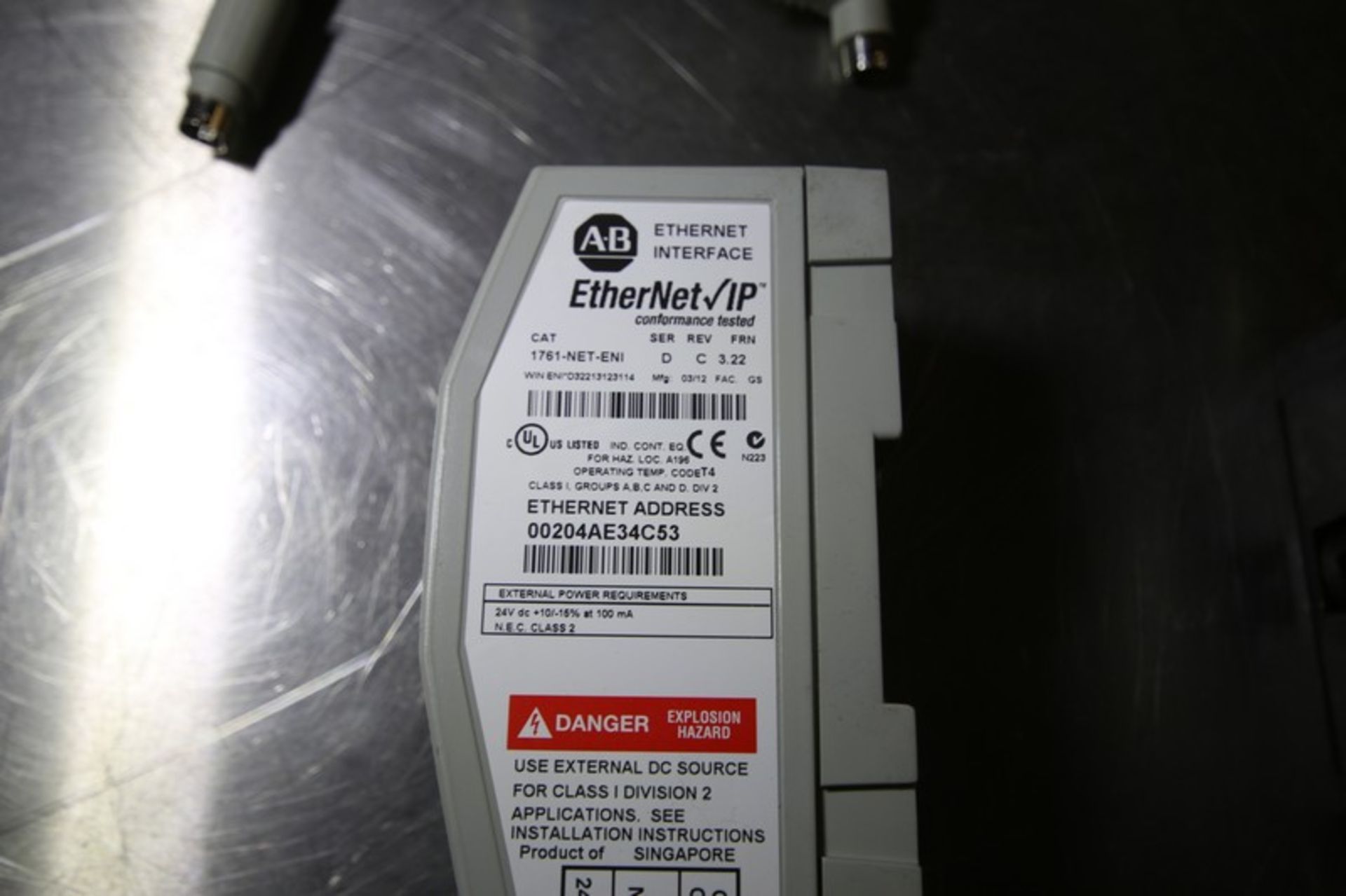 Production Control Panel Electrical Includes Allen Bradley Micrologix 1200 PLC Controller - Cat. No. - Image 5 of 6