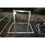 5' L x 3' W x 51" H, S/S Portable Rack (INV#88522)(Located @ the MDG Auction Showroom in Pgh., PA)(