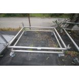 67" L x 54" W x 21" H Portable S/S Rack (INV#88524)(Located @ the MDG Auction Showroom in Pgh.,