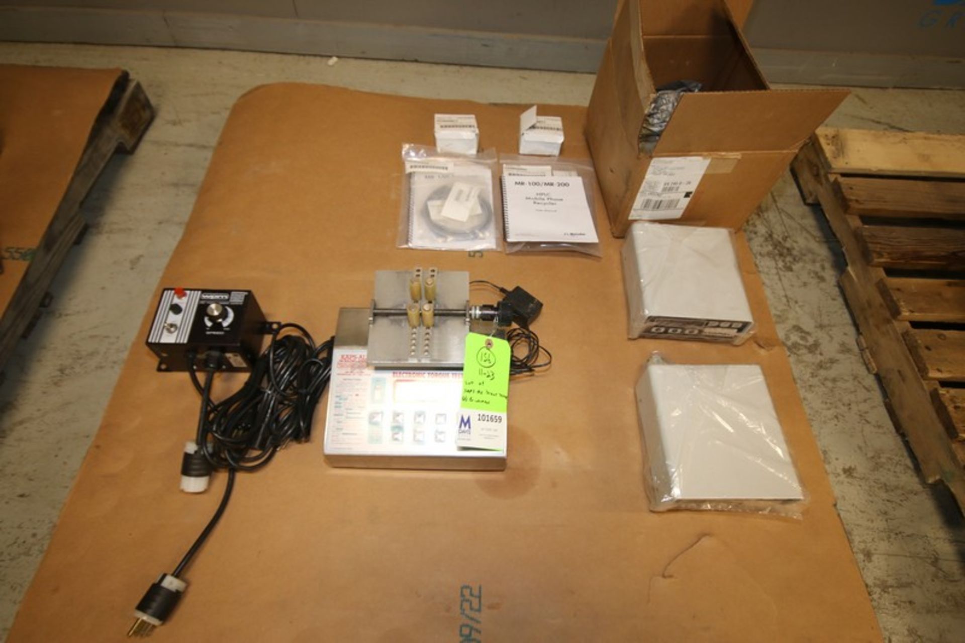 Lot of Assorted Items Including Kaps - All Electronic Torque Tester, WPM Motor Speed Controller & (
