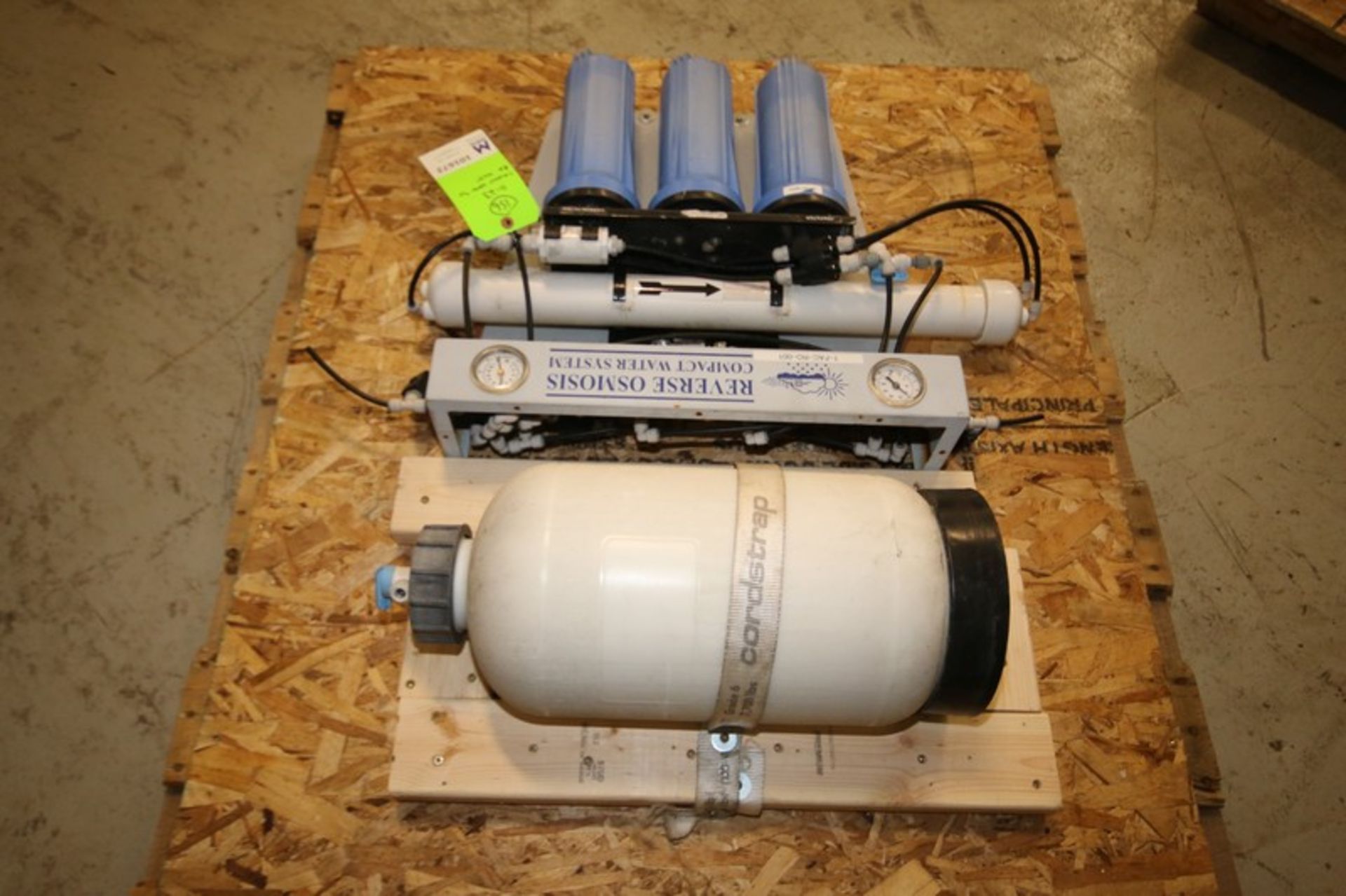 Compact Water System Wall Mounted RO System, Model LP-80, SN 02023-80, with (3) Filters & Holding - Image 2 of 3