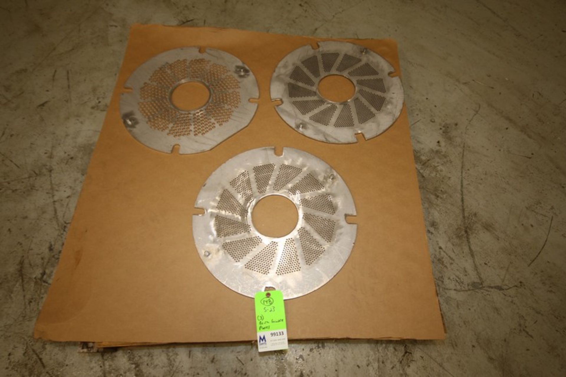 Lot of (3) Reitz 20" Grinder Plates (INV#99133) (Located @ the MDG Auction Showroom in Pgh., PA)(