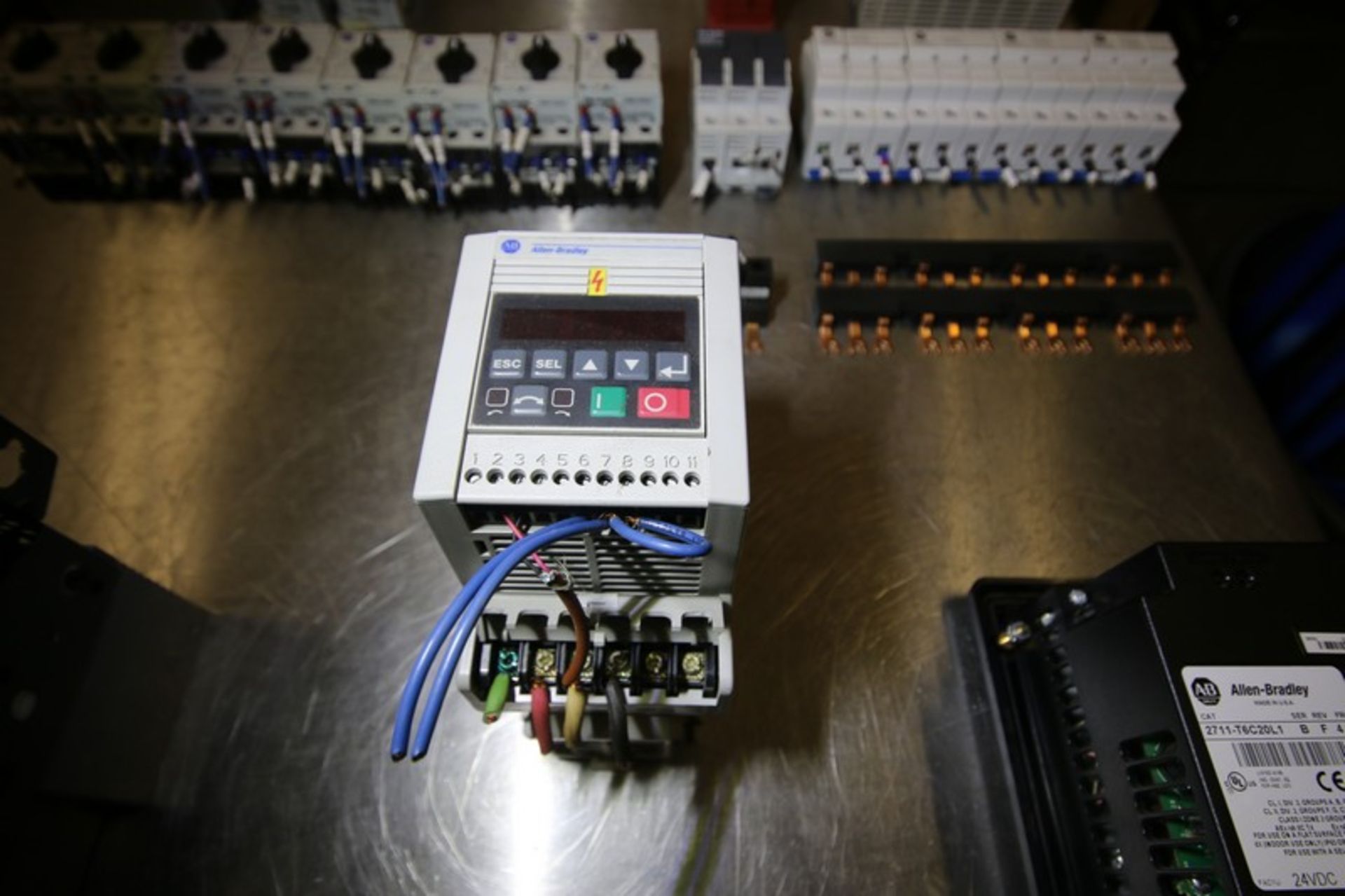 Production Control Panel Electrical Including Allen Bradley 10 - Slot PLC Controller - Cat. No. - Image 7 of 11