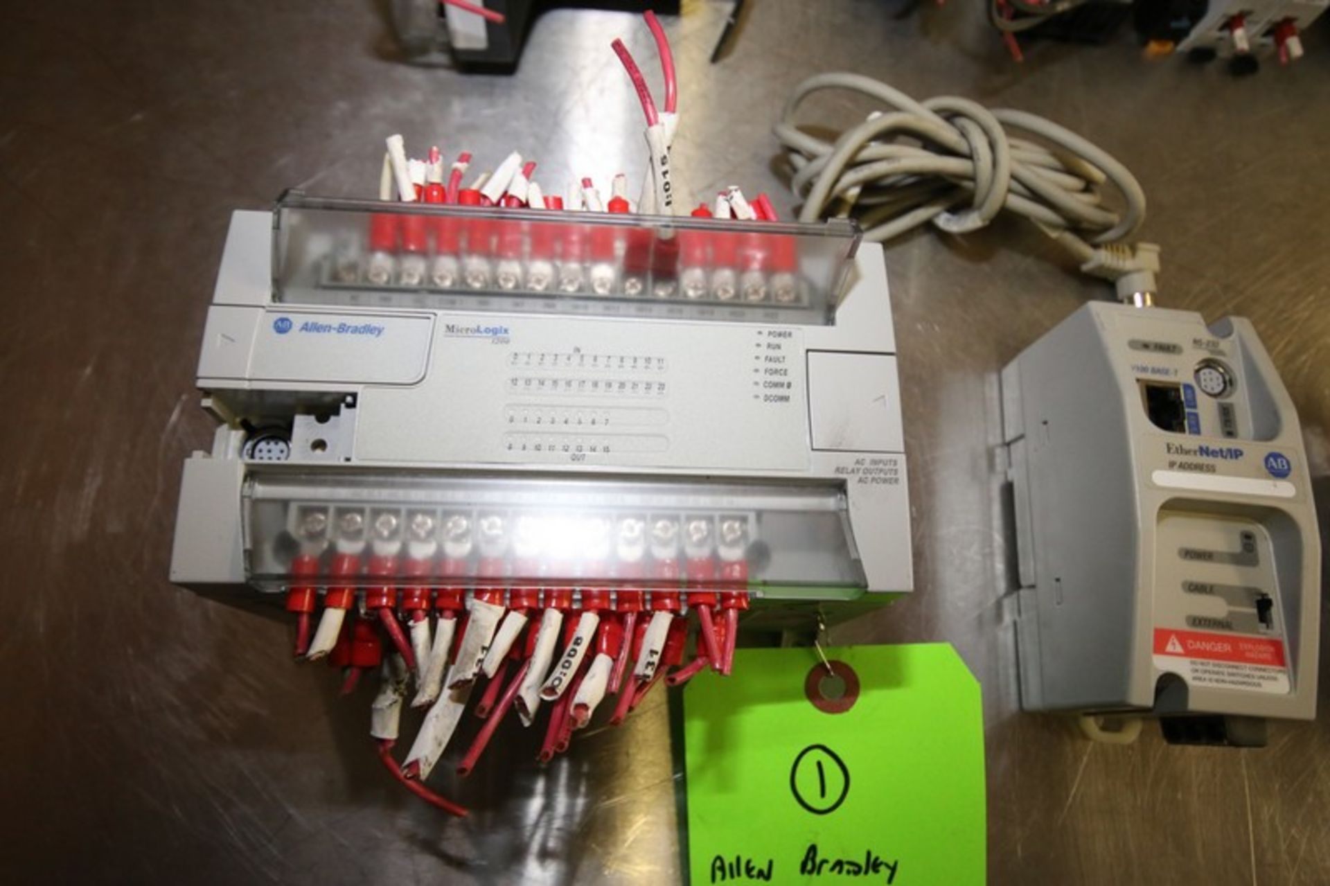 Production Control Panel Electrical Includes Allen Bradley Micrologix 1200 PLC Controller - Cat. No. - Bild 2 aus 6