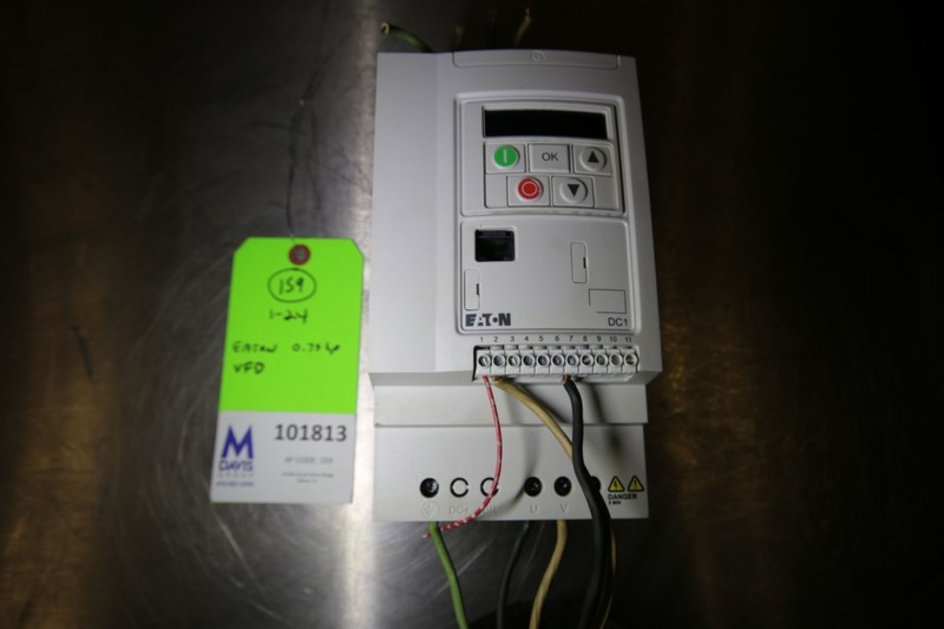 Eaton 0.75 hp VFD, Series DC1 Power XL, Model DC1-S1011NB-A20N, 110V (INV#101813) (Located @ the MDG - Image 2 of 3
