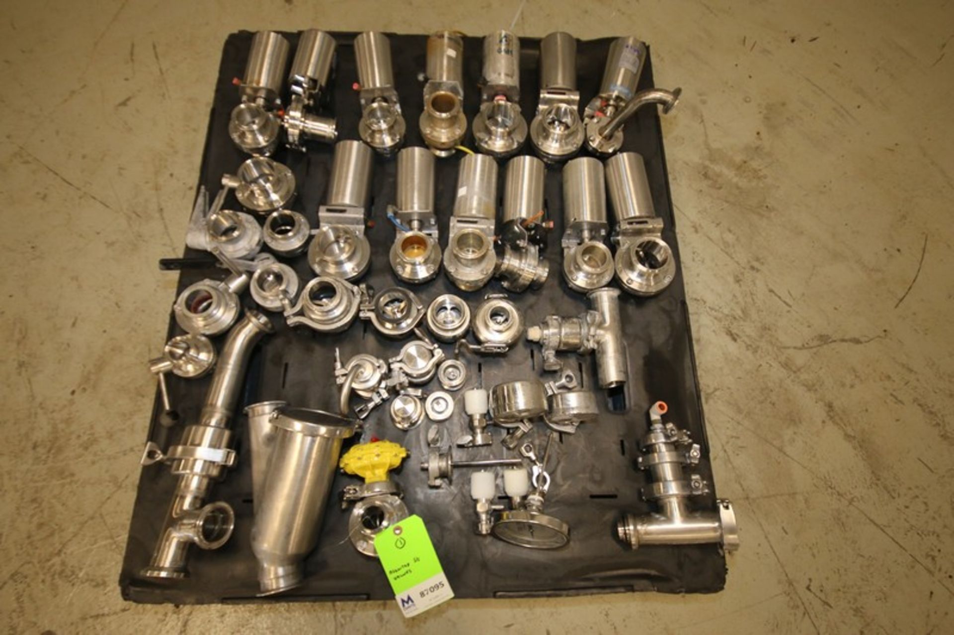 Lot of Assorted 1" to 2.5" S/S Valves & Fitting Including Check Valves, butterfly Valves, Metering - Image 2 of 2