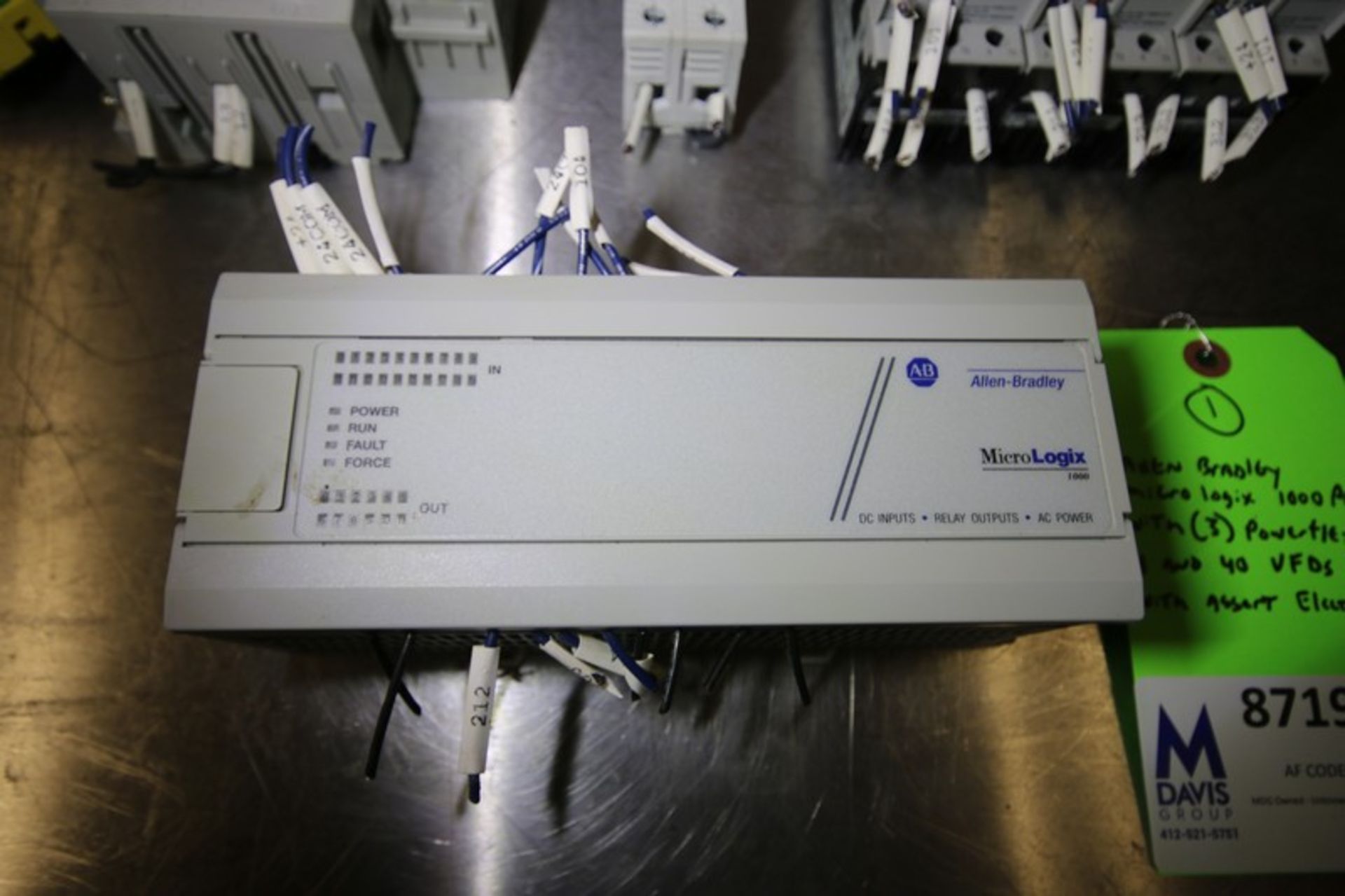 Production Control Panel Electrical Includes Allen Bradley Micrologix 1000 PLC Controller - Cat. No. - Image 2 of 11