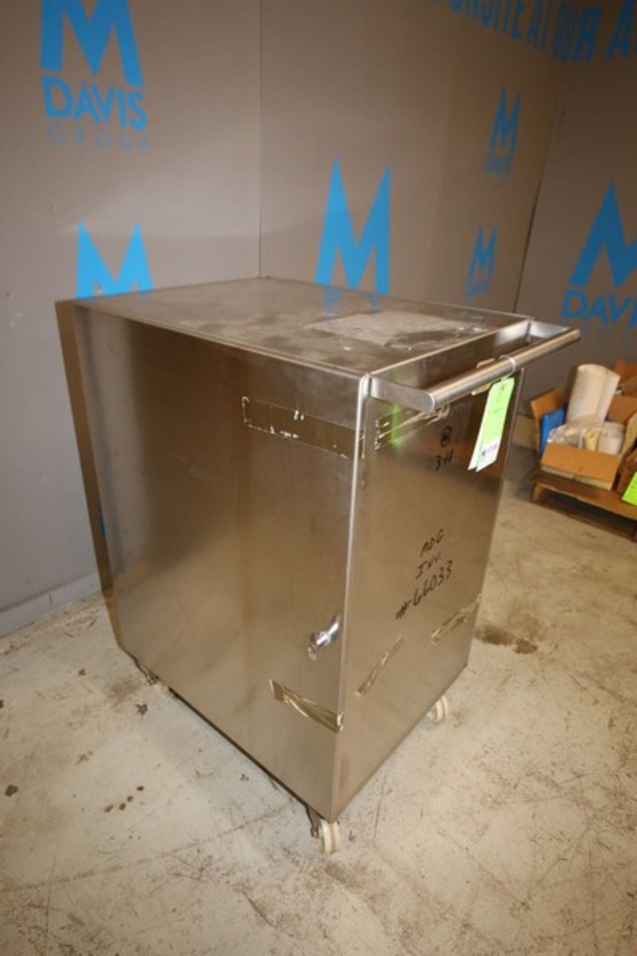 32" L x 25" W x 46" H S/S Portable Parts Cabinet (INV#87188)(Located @ the MDG Auction Showroom in