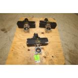 Lot of (3) Keystone 2" S/S Pneumatic Butterfly Valves, Flanged Type (INV#101809) (Located @ the