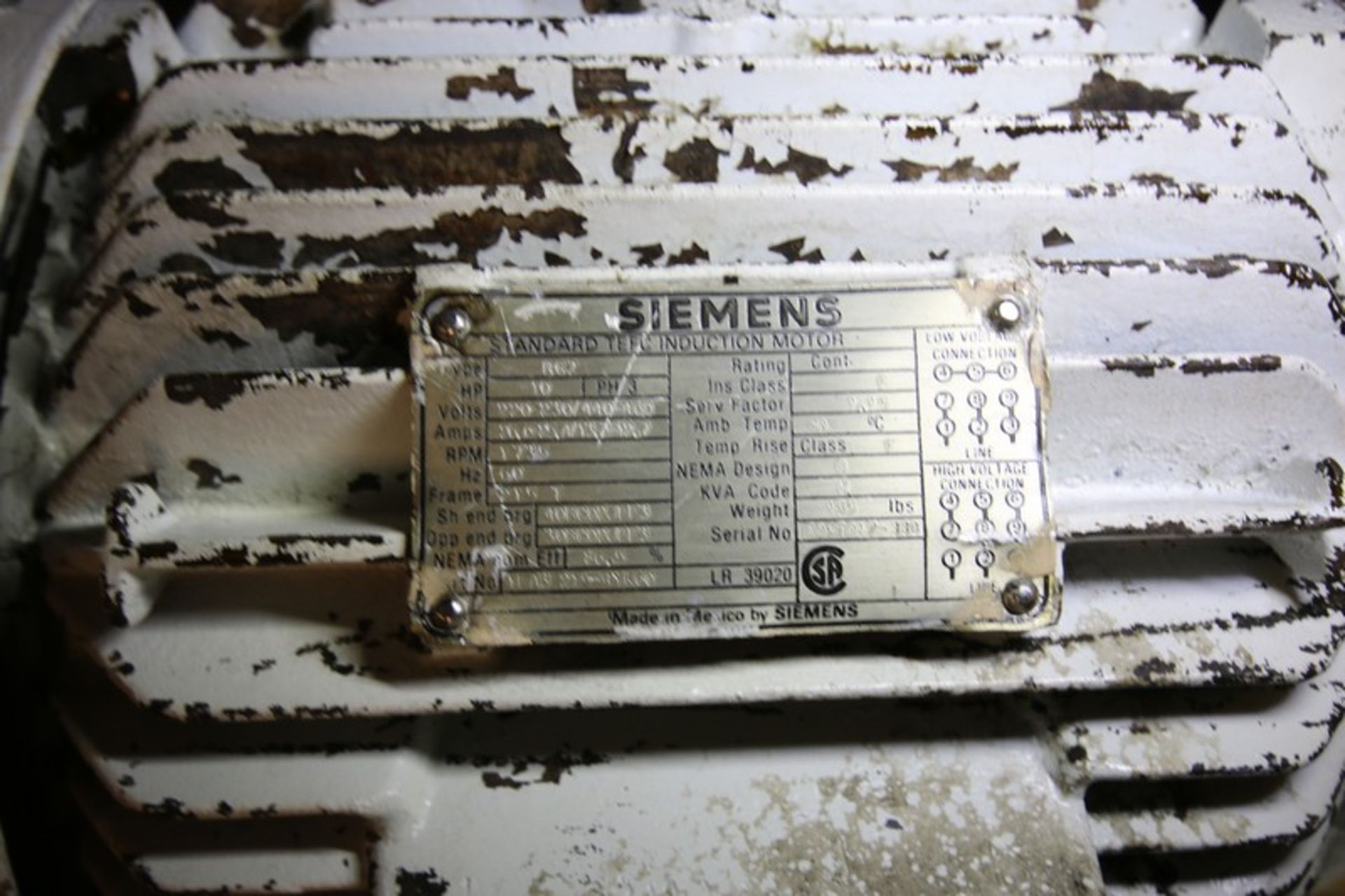 NYB 10 hp / 1735 rpm Blower, Fan Description- Series 20 GI FAN, Shop # M04881 100, Size 174 LS, with - Image 6 of 7