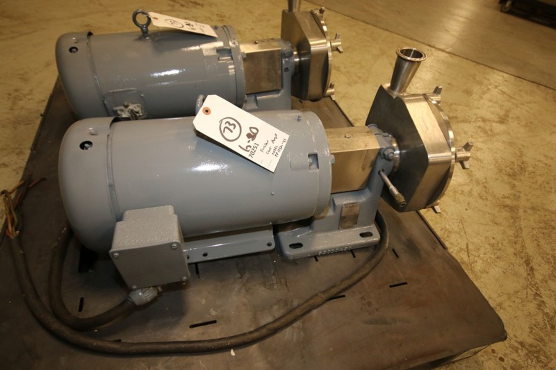 Fristam Aprox. 10 hp Centrifugal Pump, M/N FP1732-165, S/N FP175229739919, with Aprox. 2" x 3" Clamp - Image 3 of 5