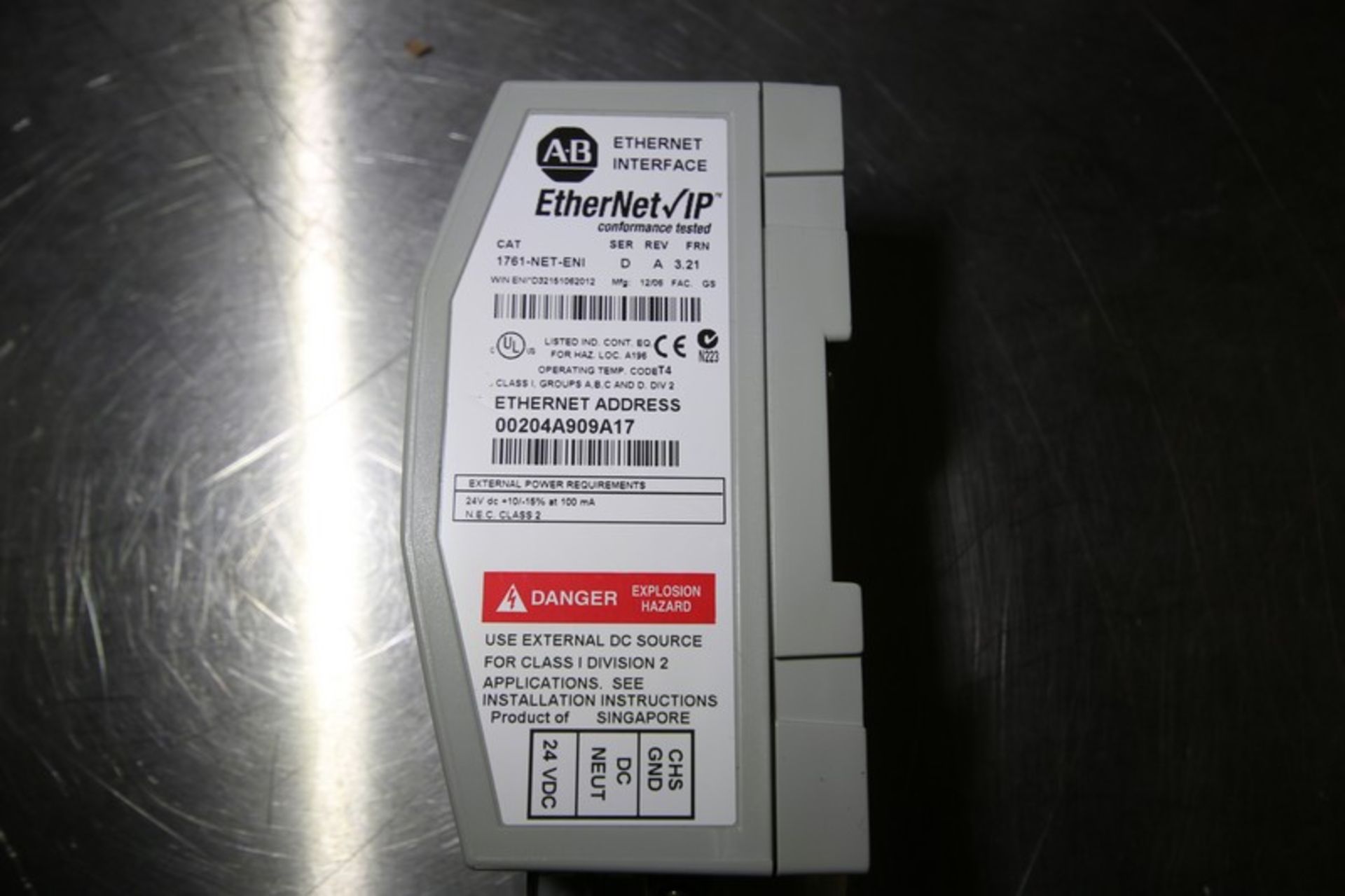 Production Control Panel Electrical Includes Allen Bradley Micrologix 1200 PLC Controller - Cat. No. - Bild 5 aus 6