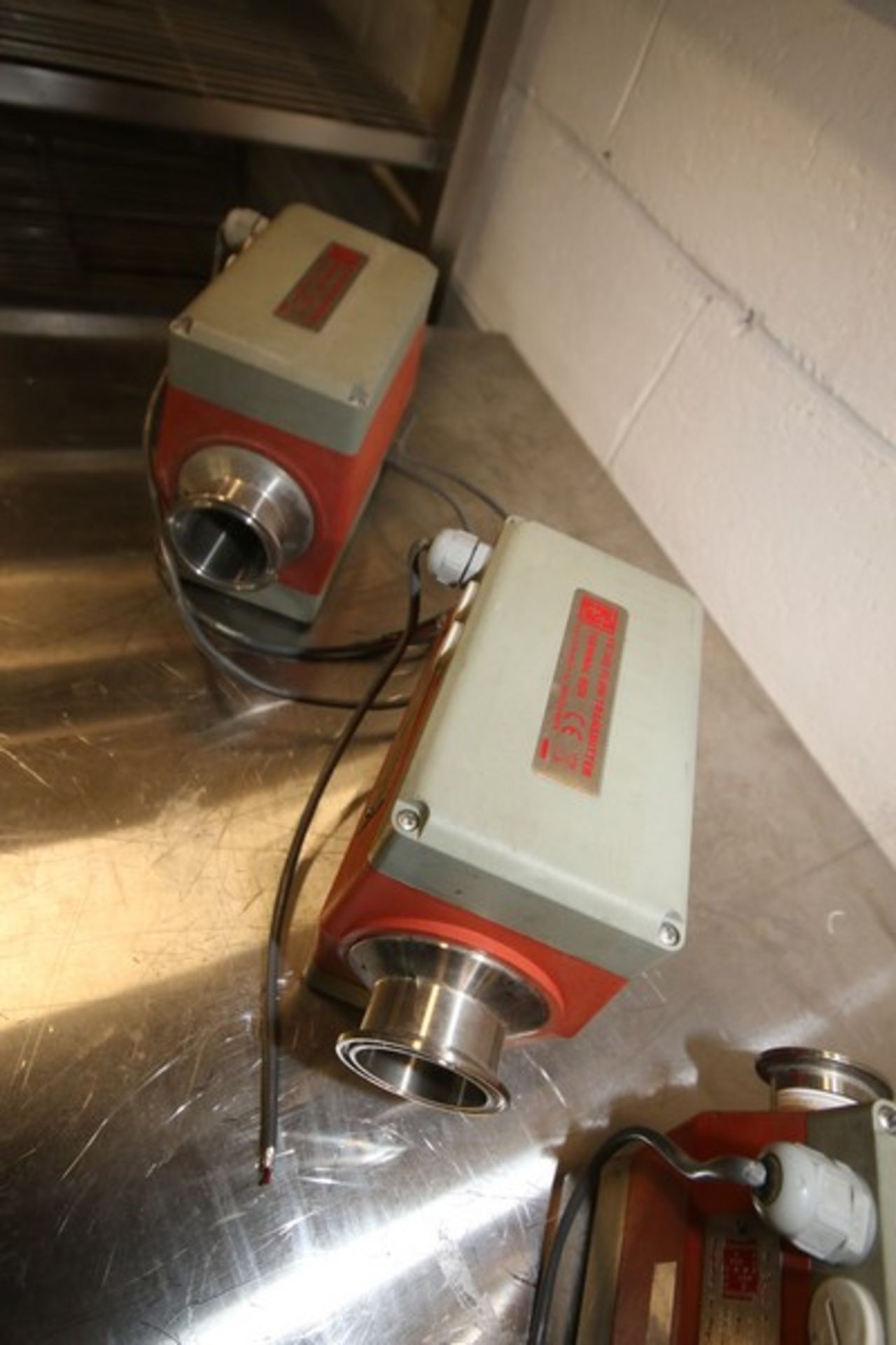 Lot of (3) Process Data PD340 Flow Transmitters / Flow Meters, 1.5" & 2" Clamp Type, Size C38 & C51, - Image 3 of 6