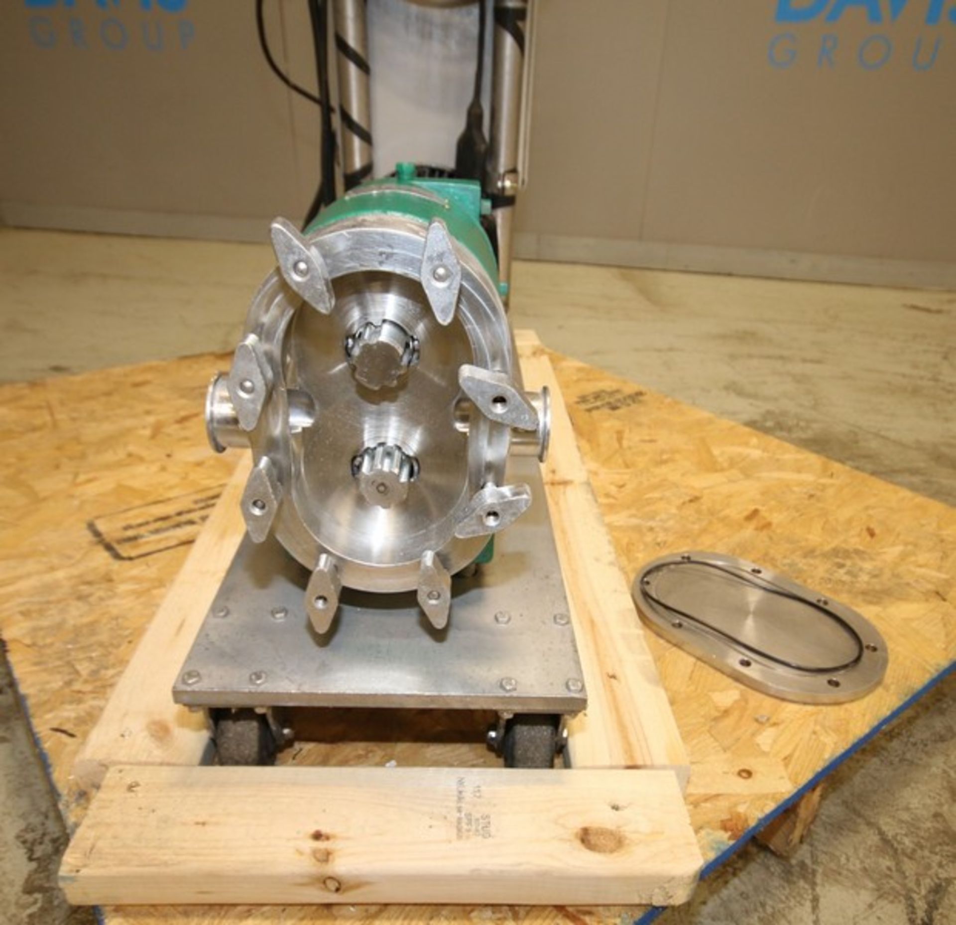 Tri Clover Positive Displacement Pump, Model PR25-1 1/2 - MUC4-SL-S, SN Y1534, with 1 1/2" CT S/S - Image 6 of 10