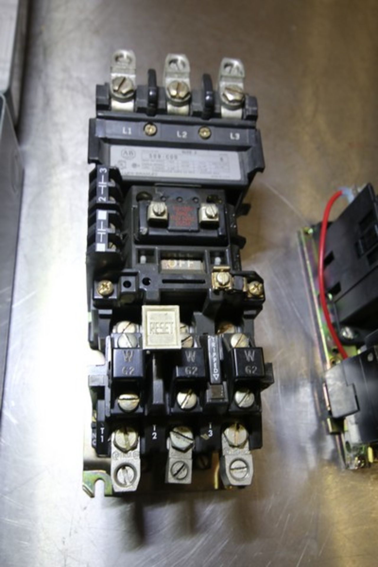 Lot of (3) Starters Including Allen Bradley Size 1 - 509-COD Series B - 10 to 25 hp, (1) Square D - Image 4 of 7