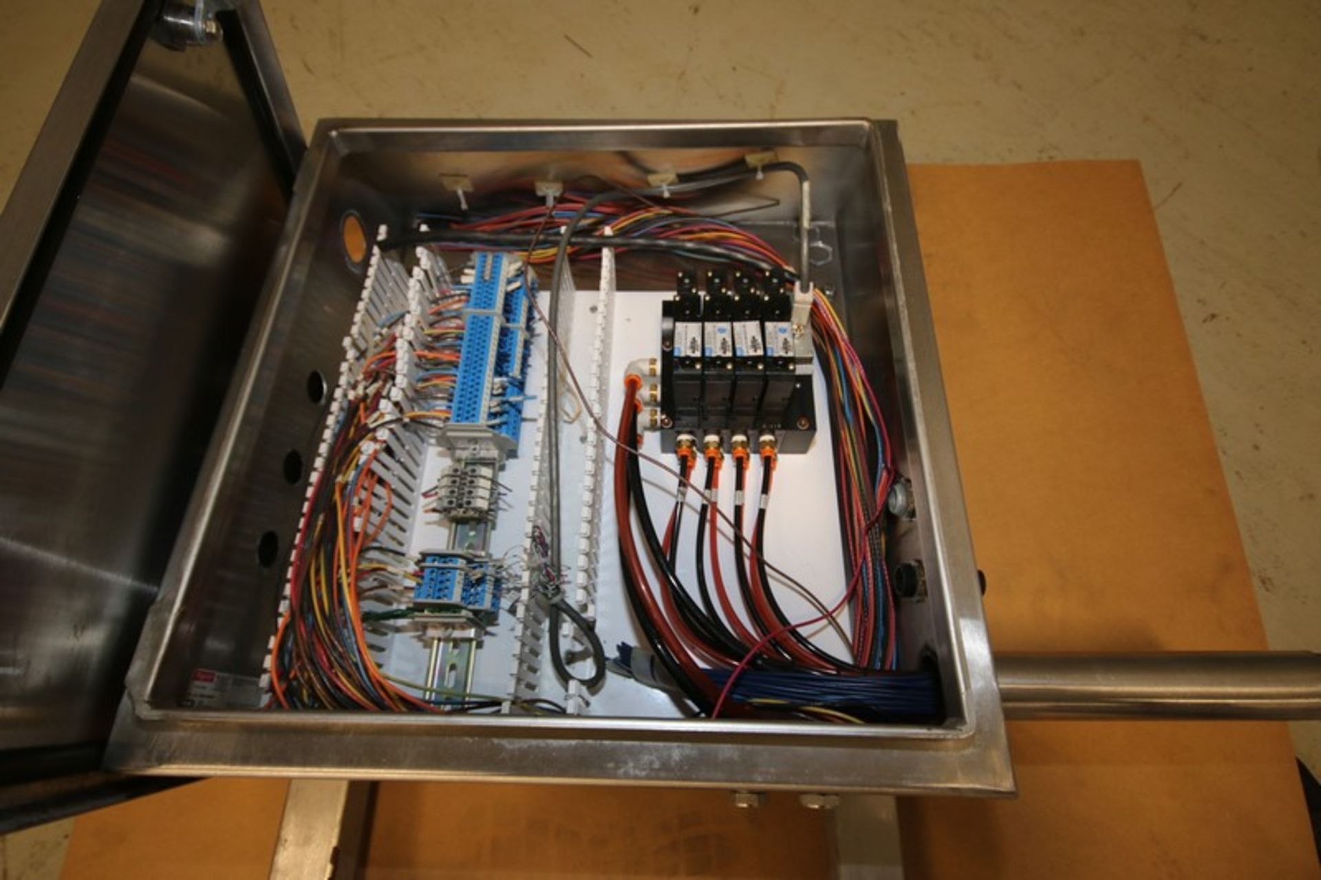 Lot of (2) S/S Control Panels, (1) 20" W x 20" L x 8" Deep with Max Solenoid Controls, (1) Allen - Image 2 of 2
