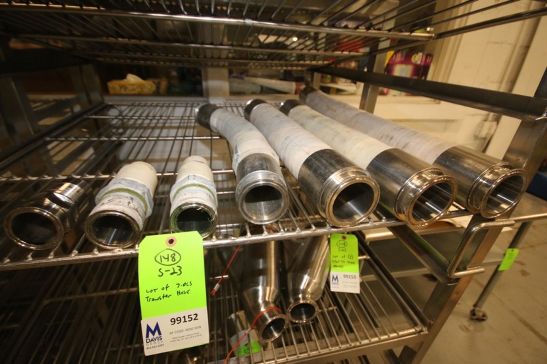 (7) Pieces 2", 2.5" & 3" Transfer Hose Adapters (INV#99152) (Located @ the MDG Auction Showroom in
