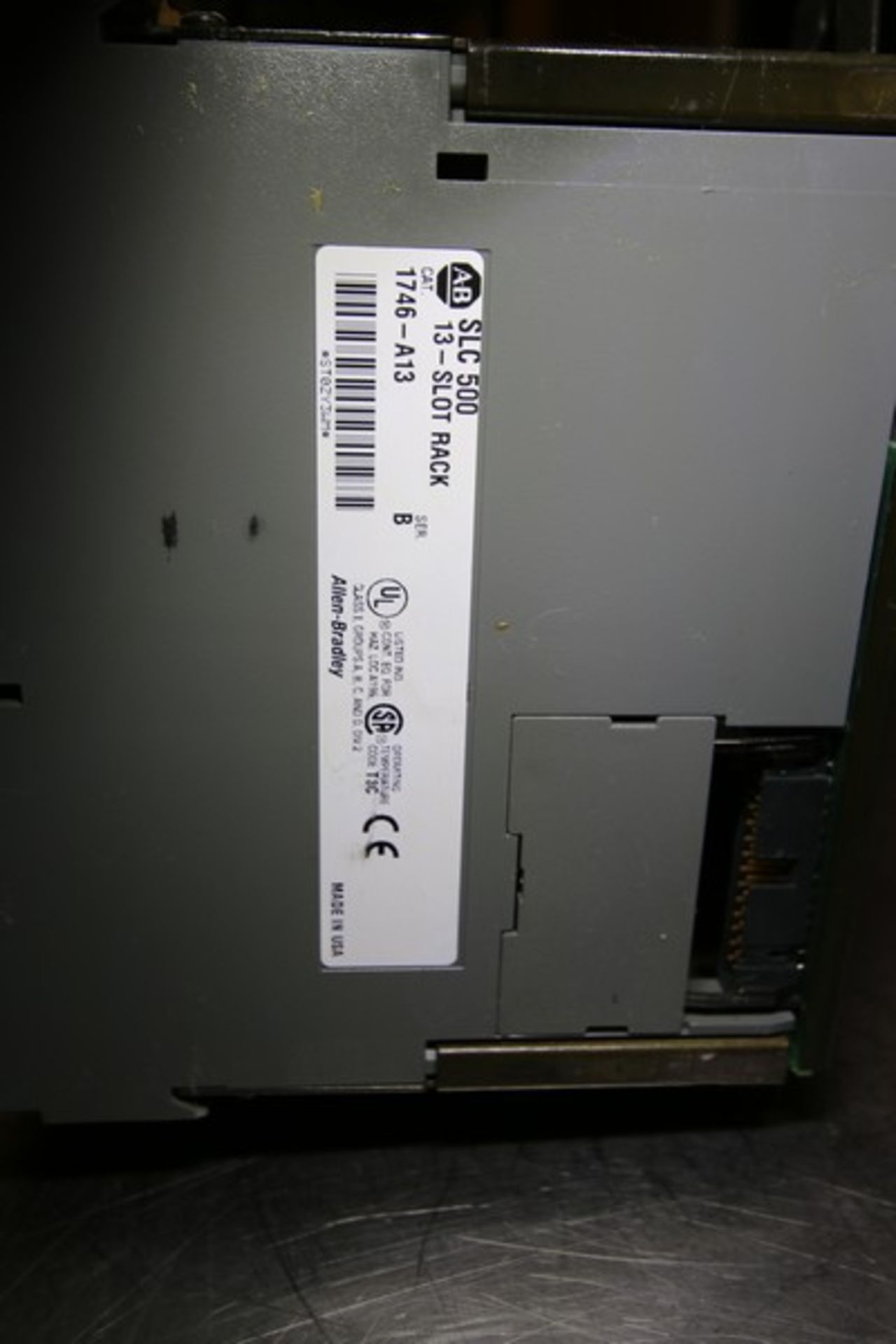 Allen Bradley 13 Slot SLC 500 PLC Controller Cat. No. 1746-A13 Series B, with 5/04 PLC - Image 4 of 4