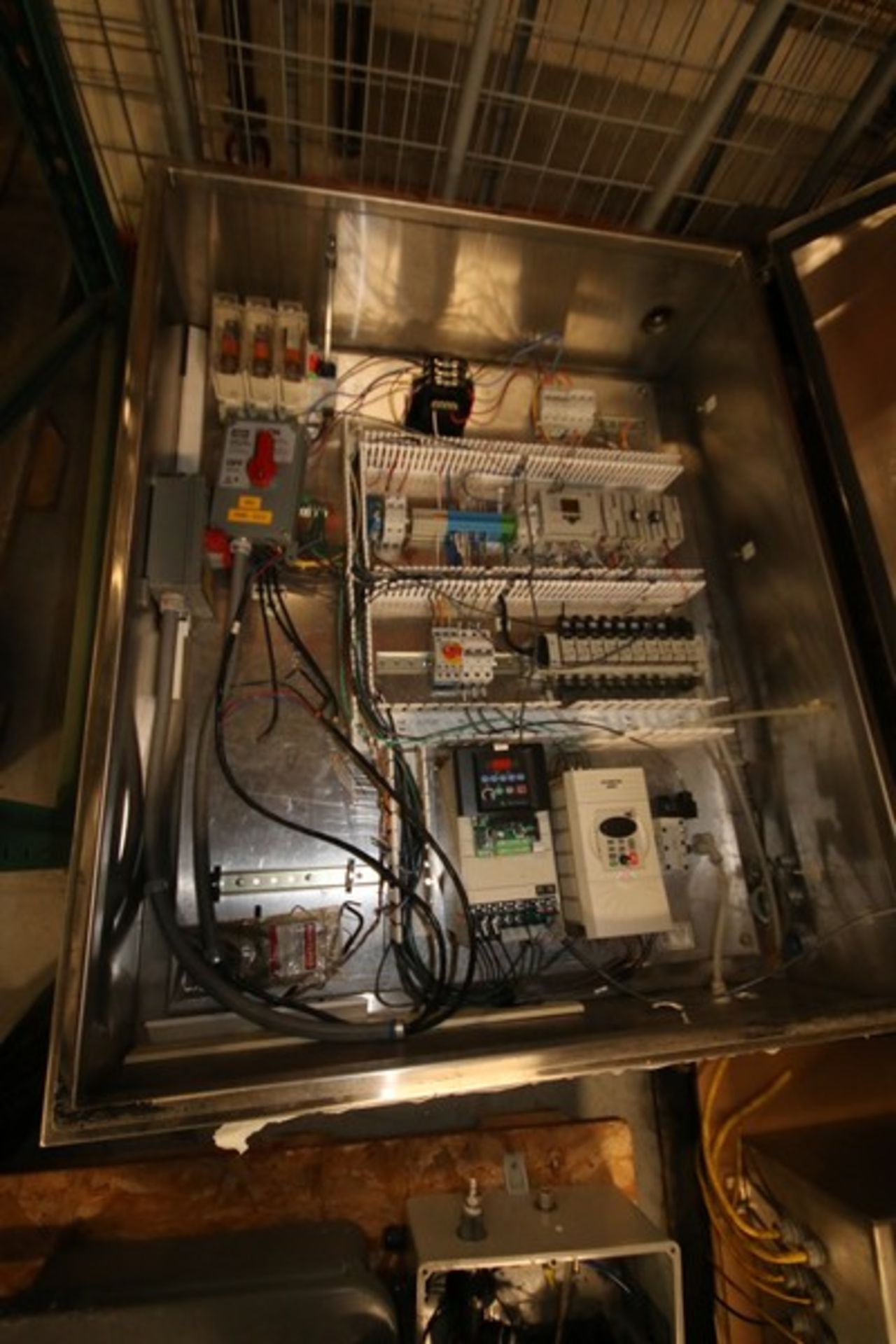 48" H x 40" W x 12" D S/S Control Panel with Allen Bradley Micro Logix 1100 PLC Controller Allen