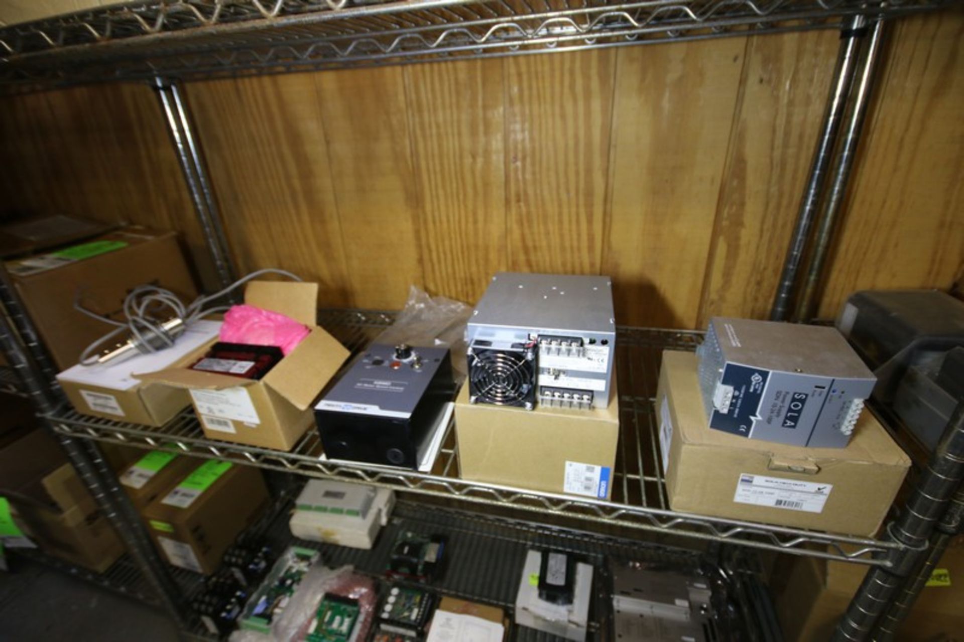Assortment of Electrical Items on (4) Shelves Including Assortment of Power Supplies Including (2) - Image 5 of 7
