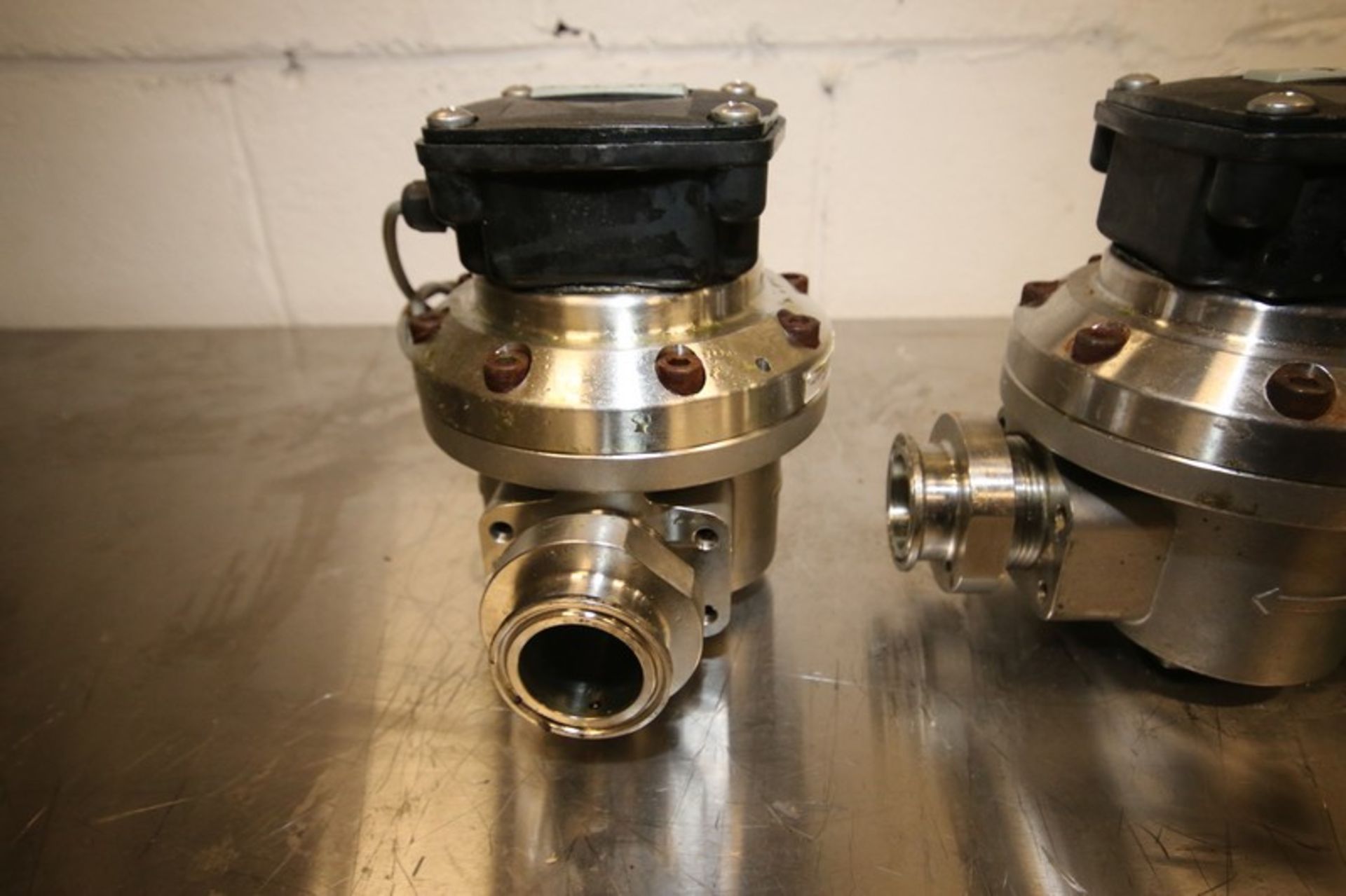 Lot of (2) GPI (Great Plains Industries) S/S Flow Meters, 1.5" Clamp Type, with On Board Digital - Image 3 of 4