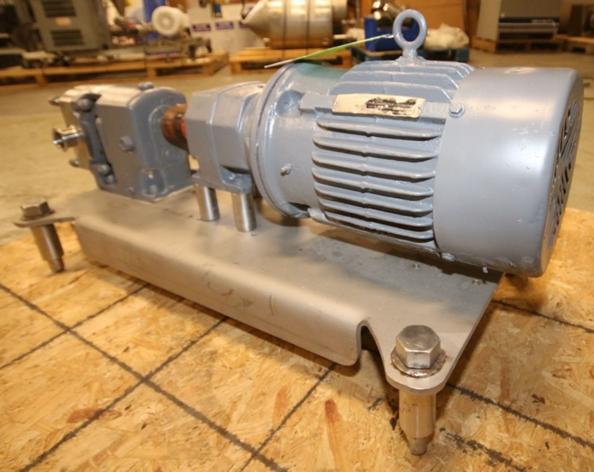Alfa Laval Positive Displacement Pump, Mode GHP 1015, SN 1004014, with 1.5" CT Head, Rotors, US - Bild 6 aus 10
