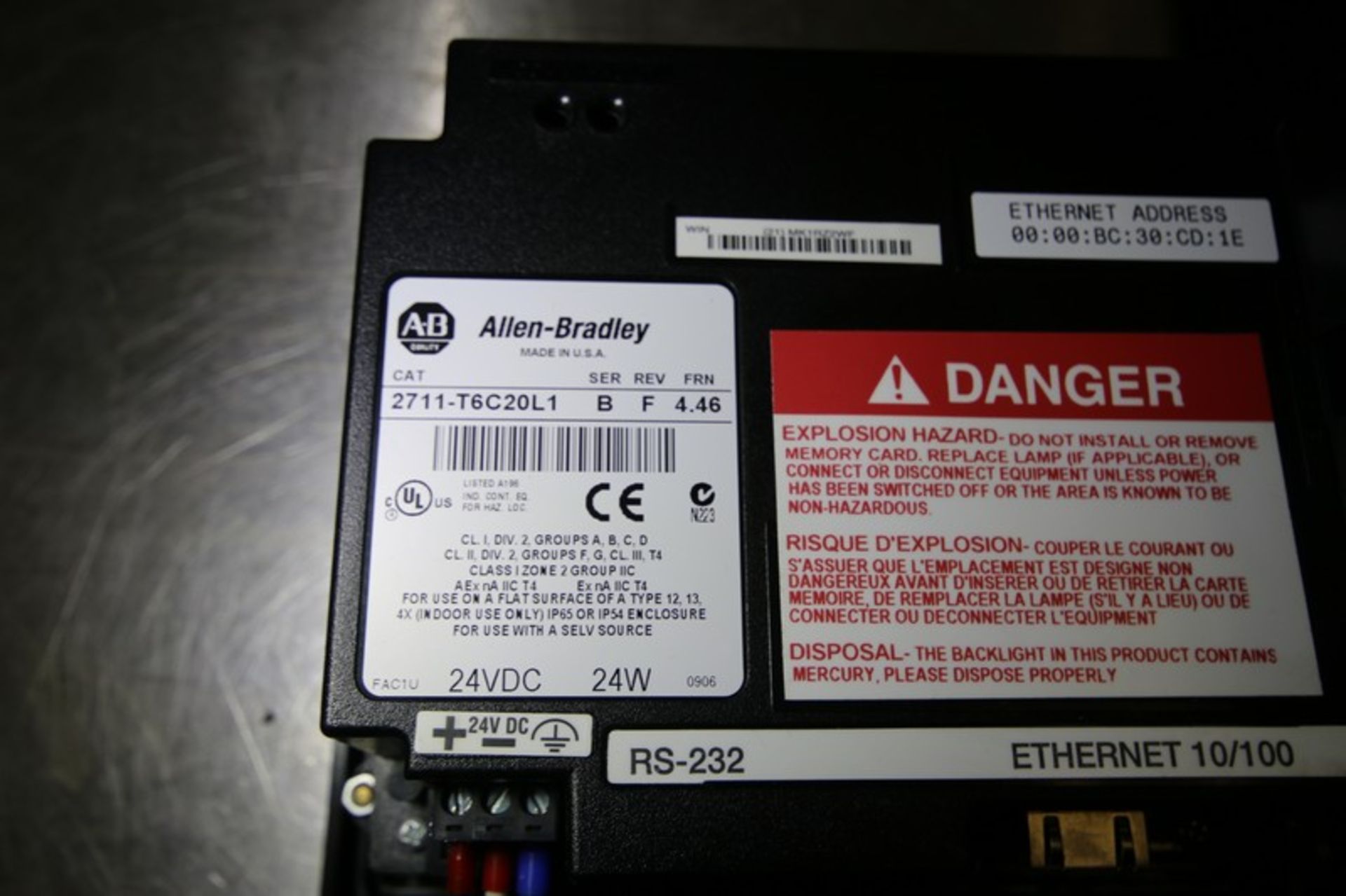 Allen Bradley 10 Slot SLC 500 PLC Controller Cat. No. 1746-A10 Series B, with 5/04 PLC - Image 5 of 5