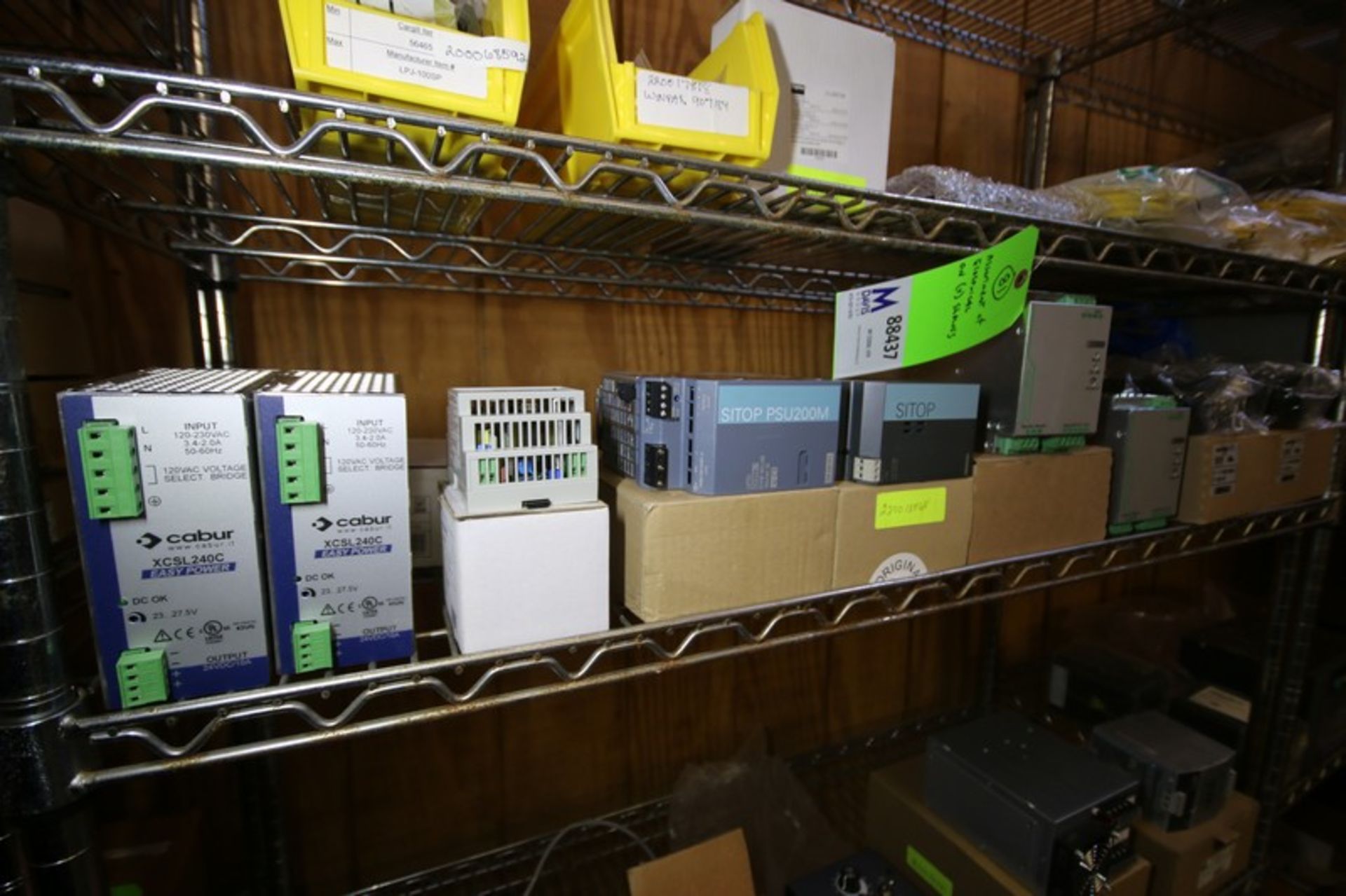 Assortment of Electrical Items on (4) Shelves Including Assortment of Power Supplies Including (2) - Image 2 of 7