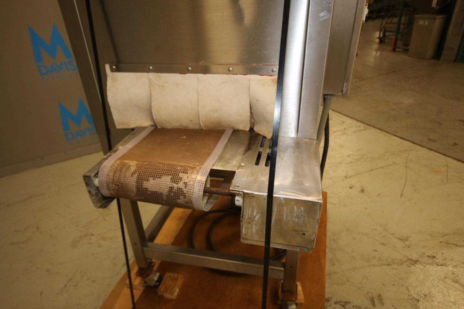 Shanklin 11" W x 6.5" H S/S Shrink Wrap Heat Tunnel, 115 V, Mounted on Casters (INV#88602)(Located @ - Image 6 of 8