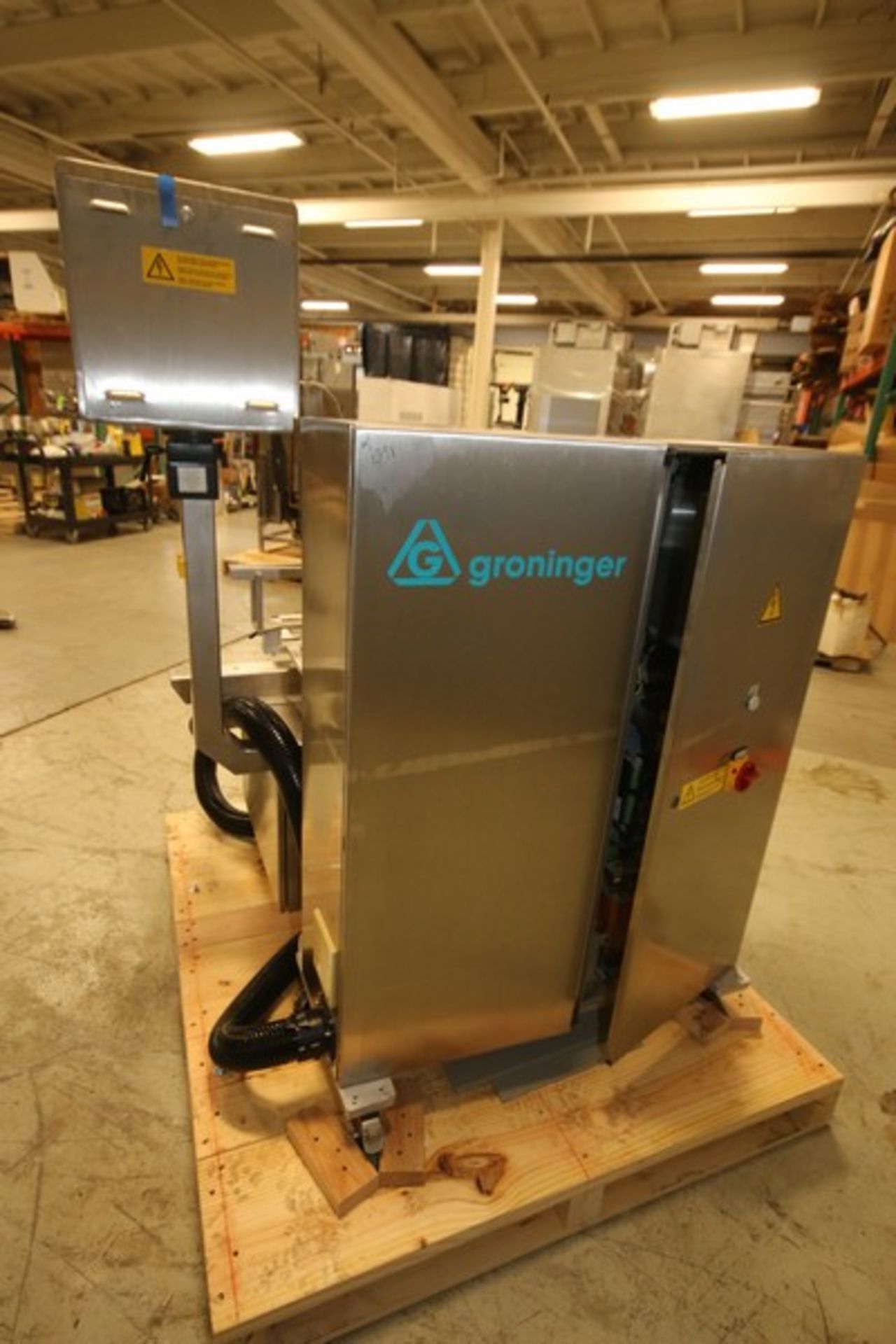 Groninger S/S Syringe Filler, Model FSE-3000, SN 5619, 16-Station, Set up for 1 ml. Syringe, with - Image 6 of 16