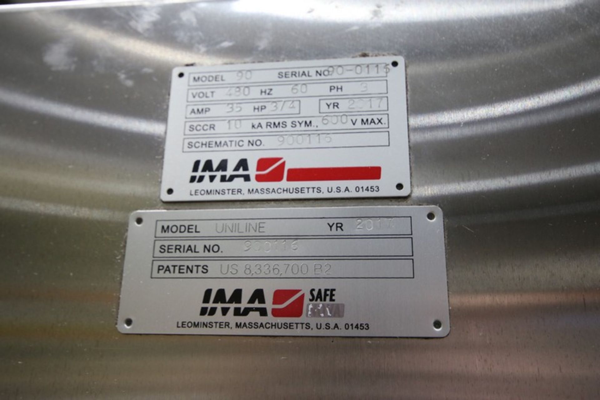 2017 IMA Uniline 120 BPM Capsule Line with IMA Safe Swiftpack Table Counting Machine, Mode - Image 13 of 37
