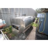 Mueller 1,000 Gal. S/S Farm Tank, with Hinged Lid, M/N M, S/N 32966, with Freon Jacket, 4-Prop