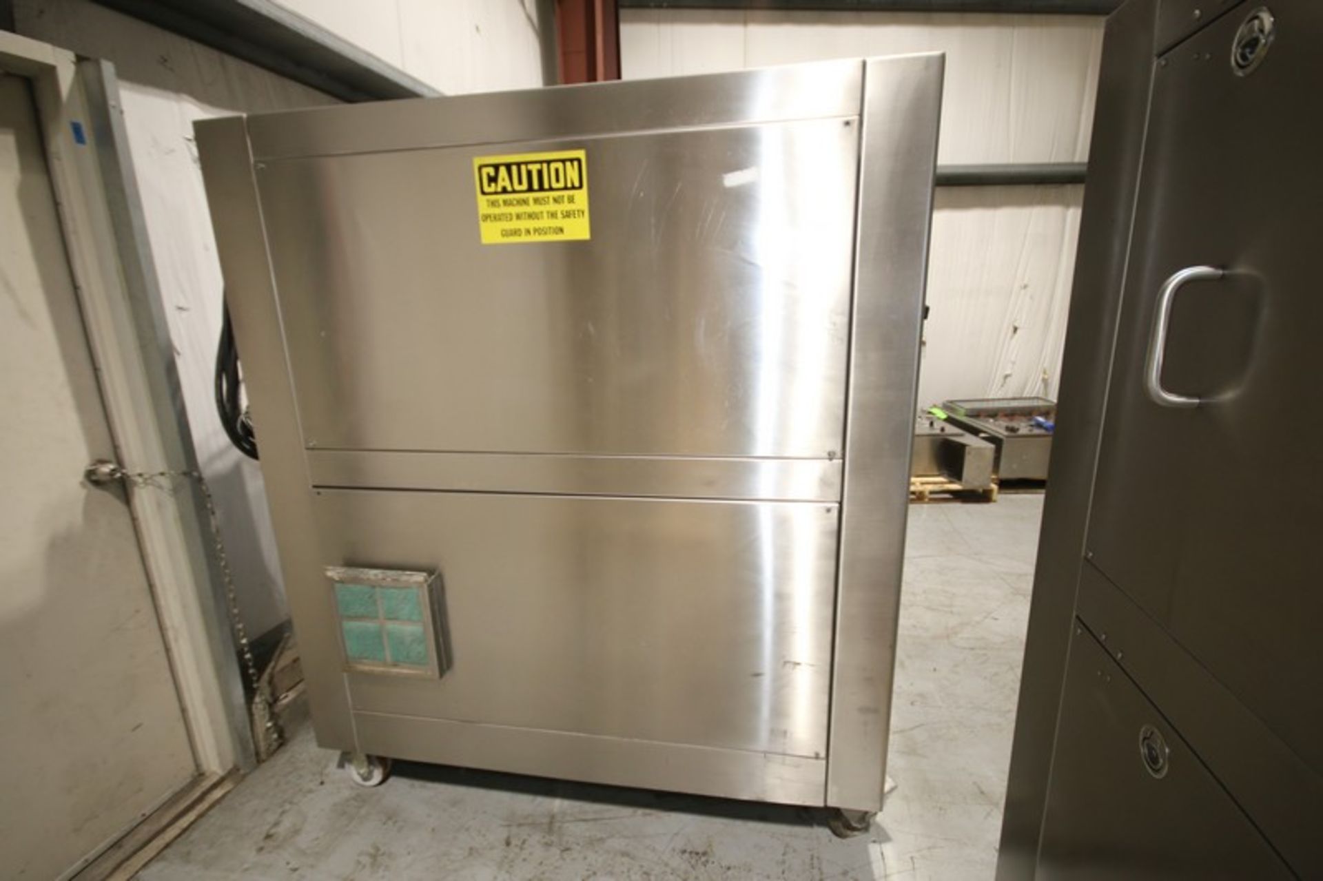 Vector Freund S/S Hi Coater, Model HCT-60SS F&S, SN HCT-139, 230V with (2) Control Panels (INV# - Image 6 of 13