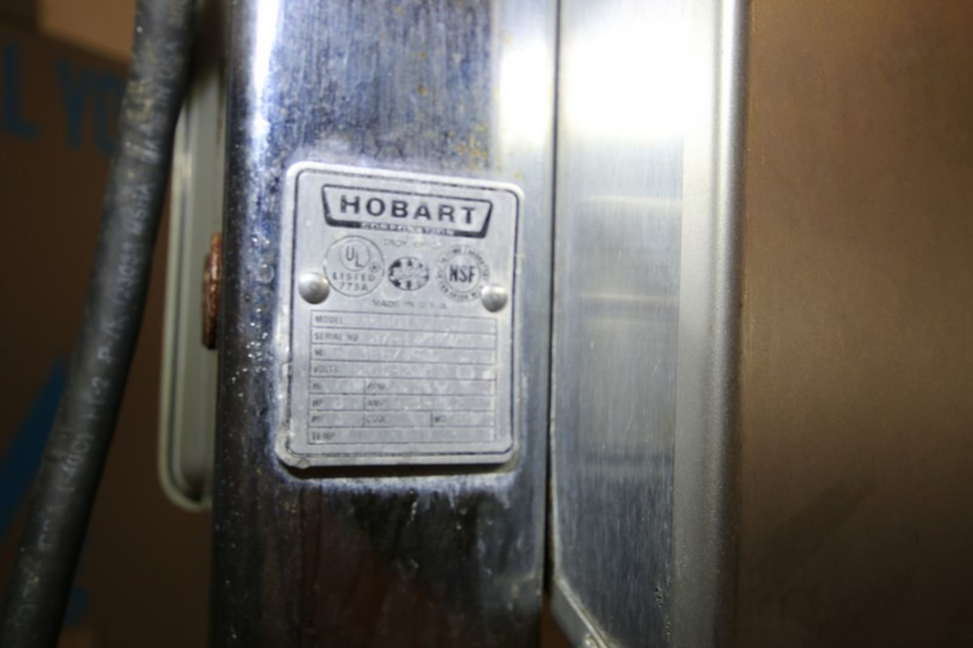 Hobart S/S Meat Saw, Model 5801, SN 27-149-700, 200-230V, (Note: Machine is Missing Parts - Image 10 of 11