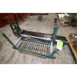 (2) Sections of Conveyor Including (1) Titan 8' L x 27" H with 2" W x 27" H Skate Conveyor (INV#