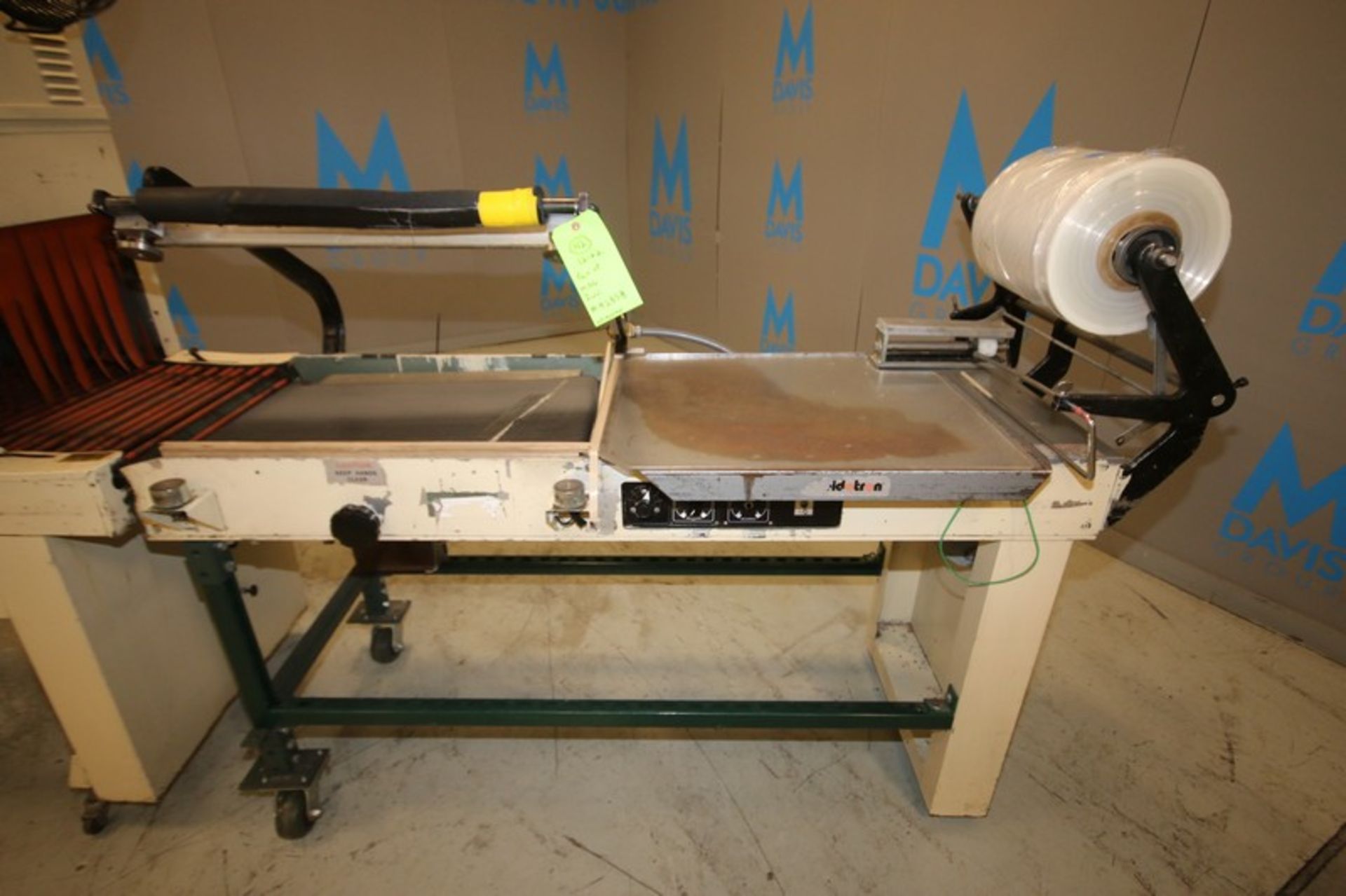 Weldotron 28" L Bar Sealer with 16" W Belt Conveyor, 12" W Roll of Wrap with 46" L Shrink Tunnel, - Image 3 of 13