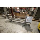 Chantland S/S Portable Power Belt Conveyor, Model 4201, S/N 39282, Overall Dims.: Aprox. 125" L x