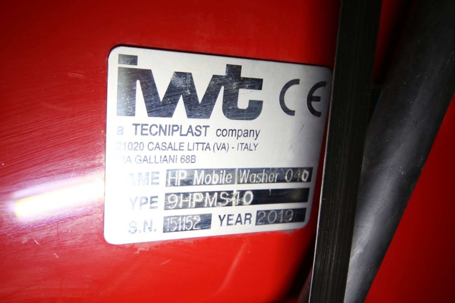 2019 IWT / M - Line High Pressure Mobile Washer 040, Type 9HPMS40, SN 151152, with Touch Pad - Image 7 of 10