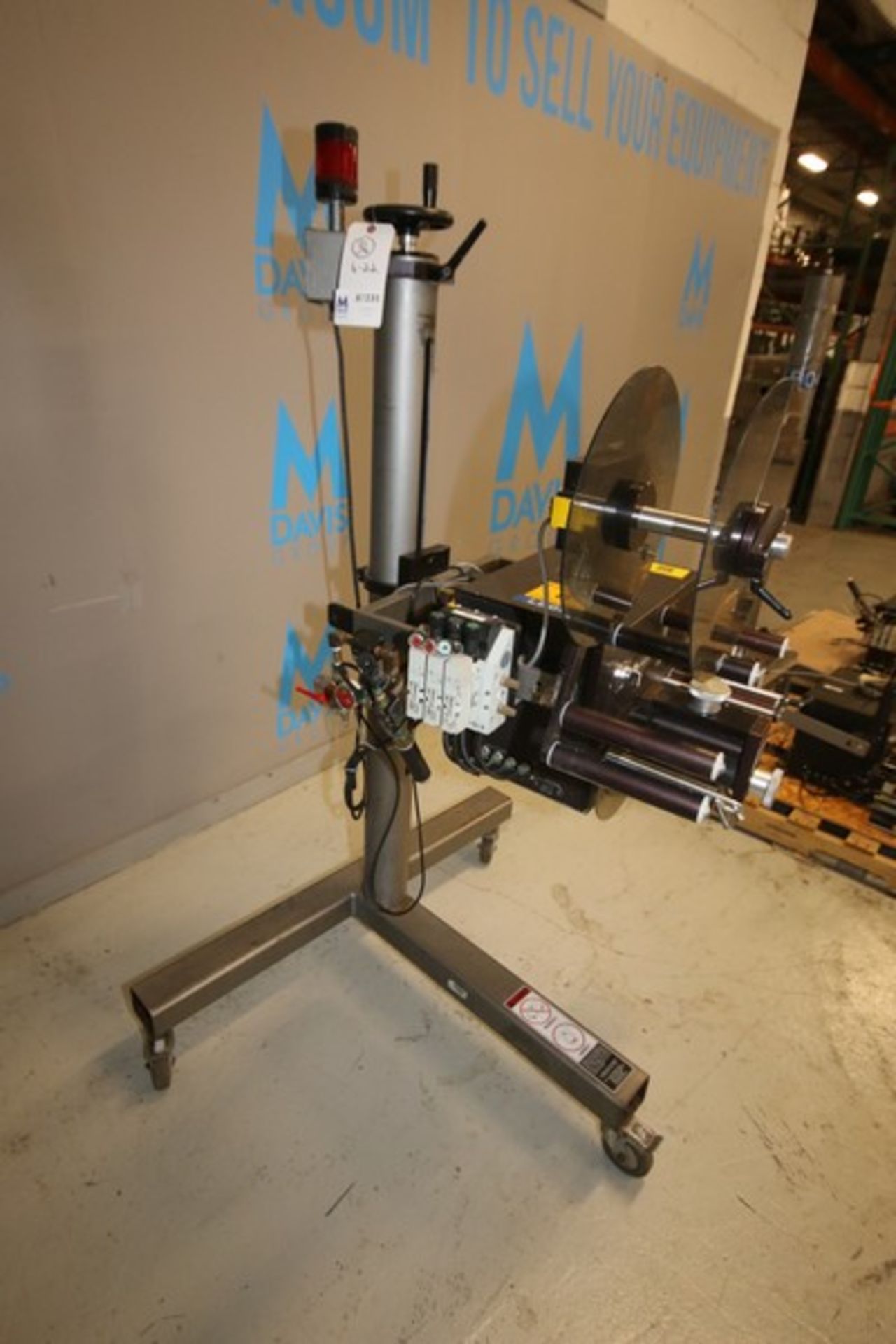 CTM 360 Series Portable Label Applicator, SN 360-2341-0406, Mounted on Adjustable Stand(INV#87231)( - Image 2 of 3