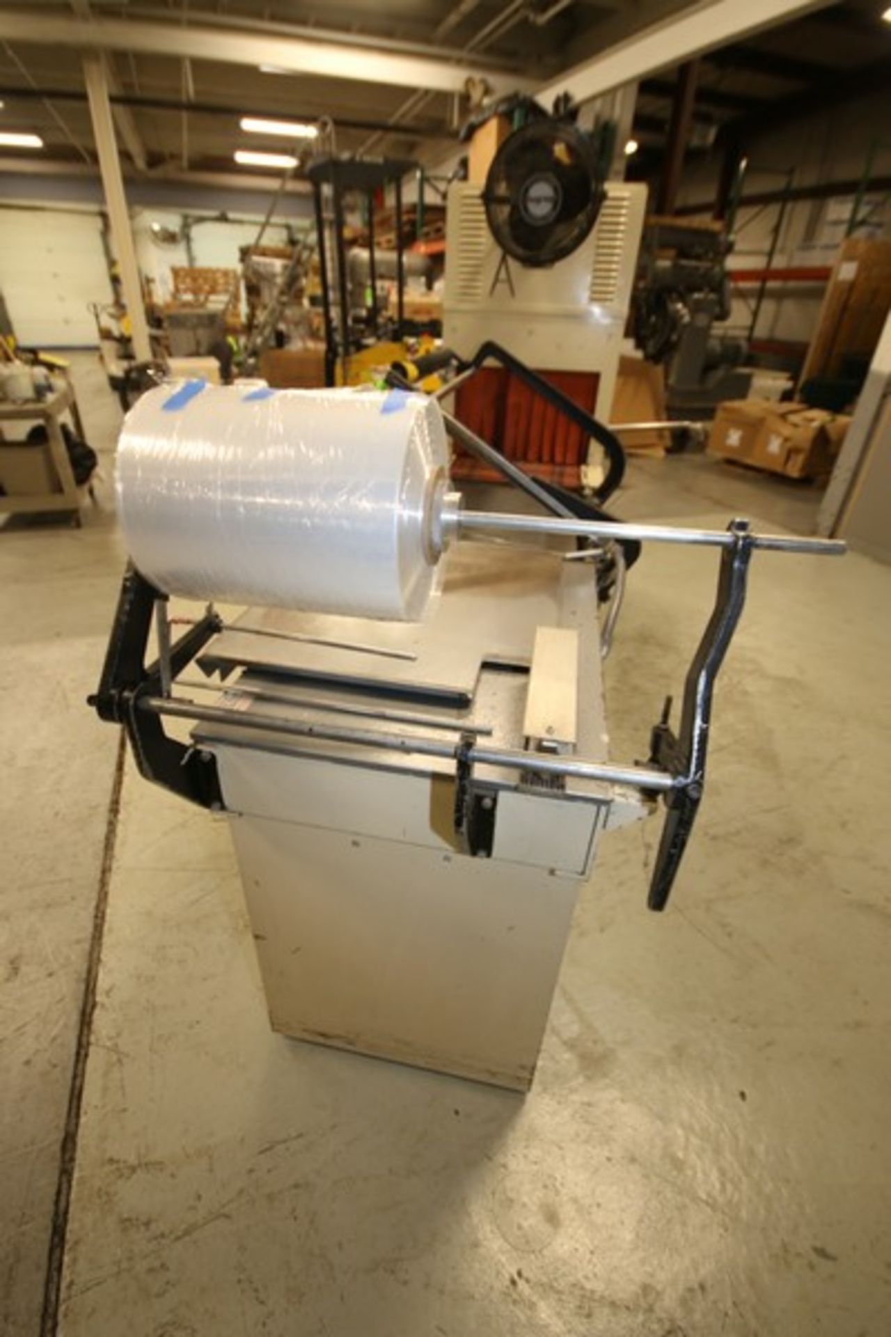 Weldotron 28" L Bar Sealer with 16" W Belt Conveyor, 12" W Roll of Wrap with 46" L Shrink Tunnel, - Image 5 of 13