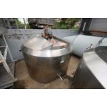 Cherry Burrell 300 Gal. Hinged Lid Jacketed S/S Mix Tank, M/N WPT, S/N 300-56-3753, with Bottom
