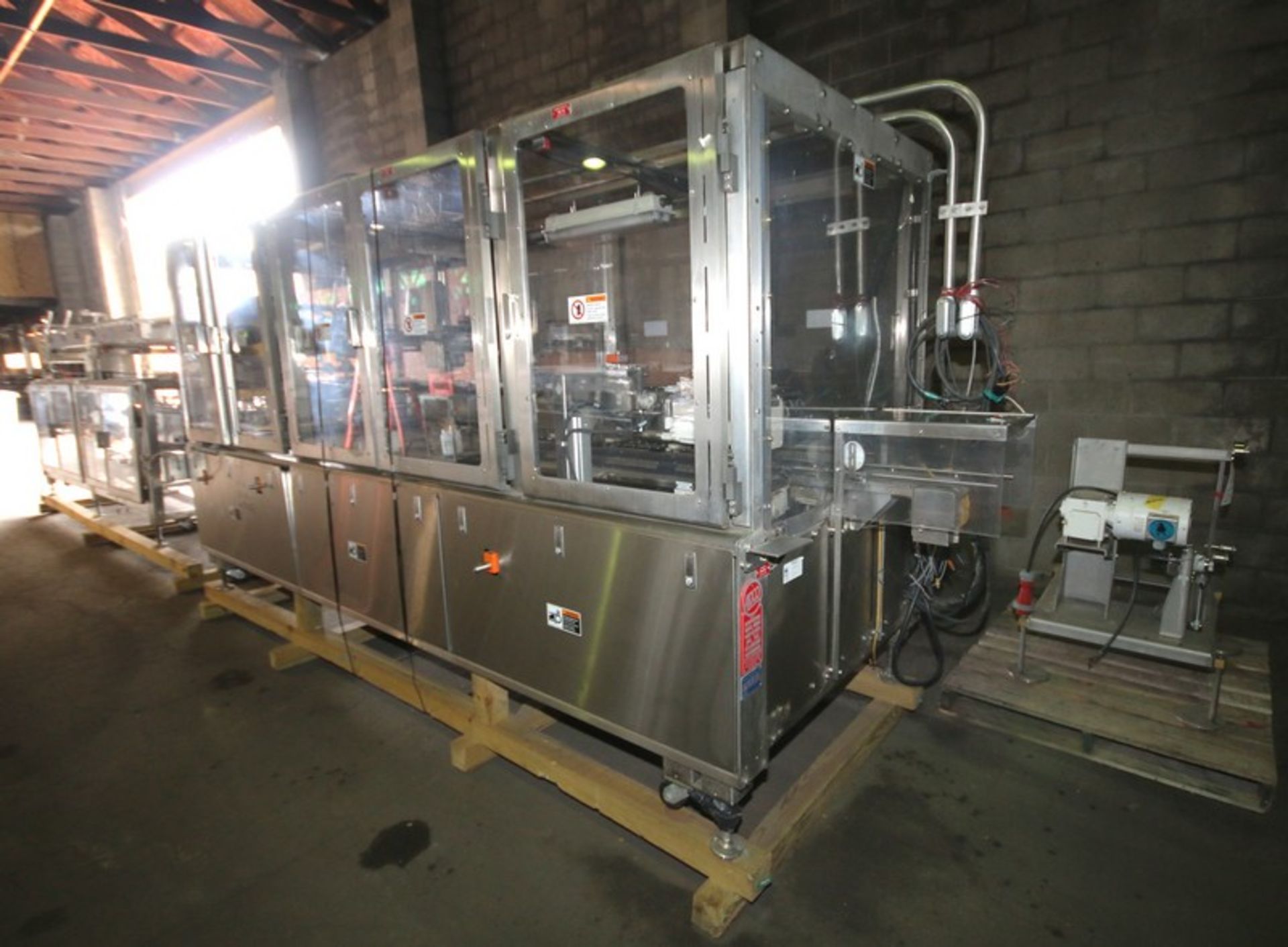 Adco Wrap Around Sleever, M/N 12WAS-2DO-WD, S/N 5172H2, 480 Volts, 3 Phase, with In Feed Conveyor - Bild 3 aus 15